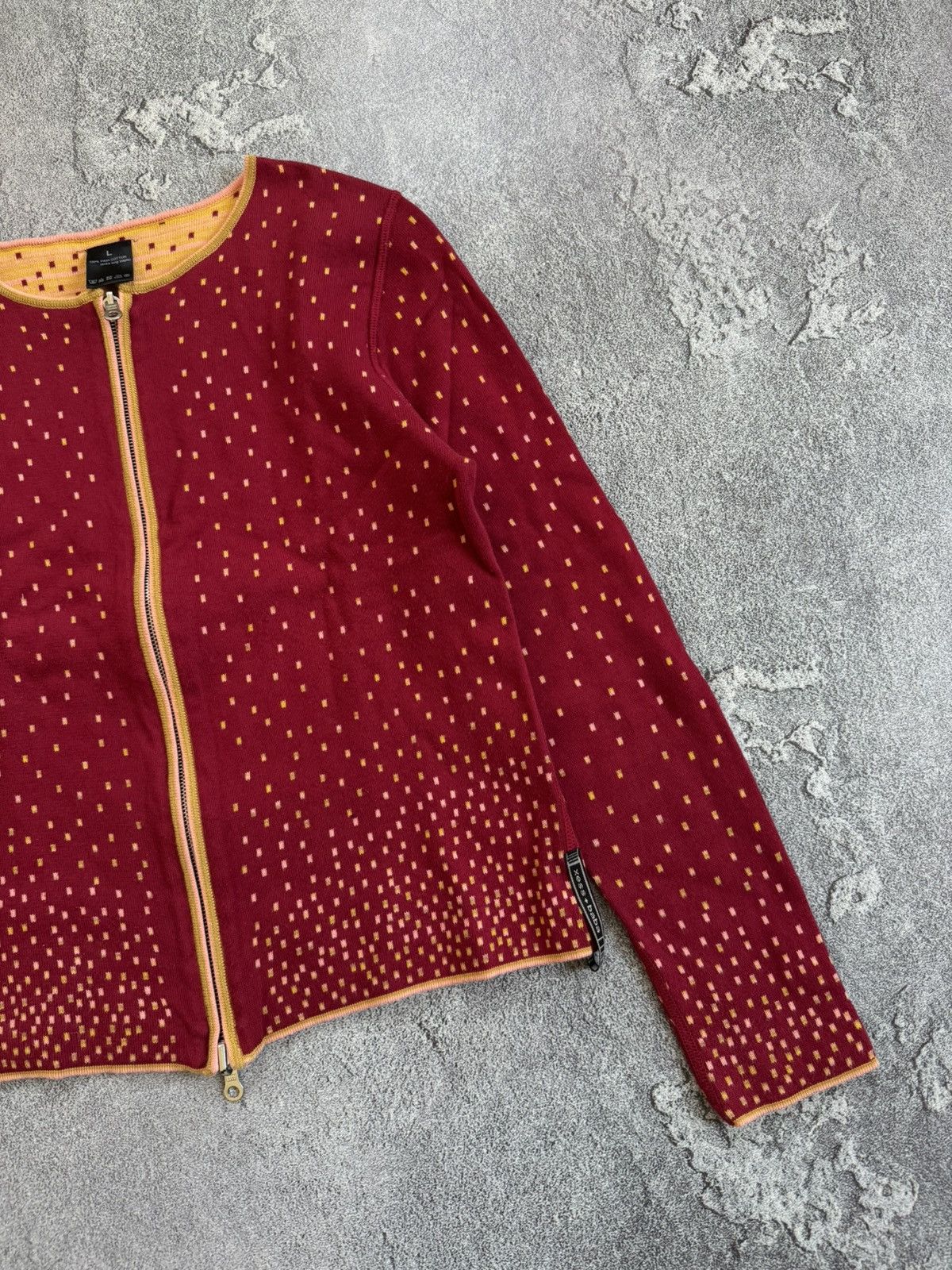 Dale Of Norway × Designer × Moods of Norway Xess + baba reversible zip cardigan jacket knitwear sweater Size L / US 10 / IT 46 - 6 Thumbnail