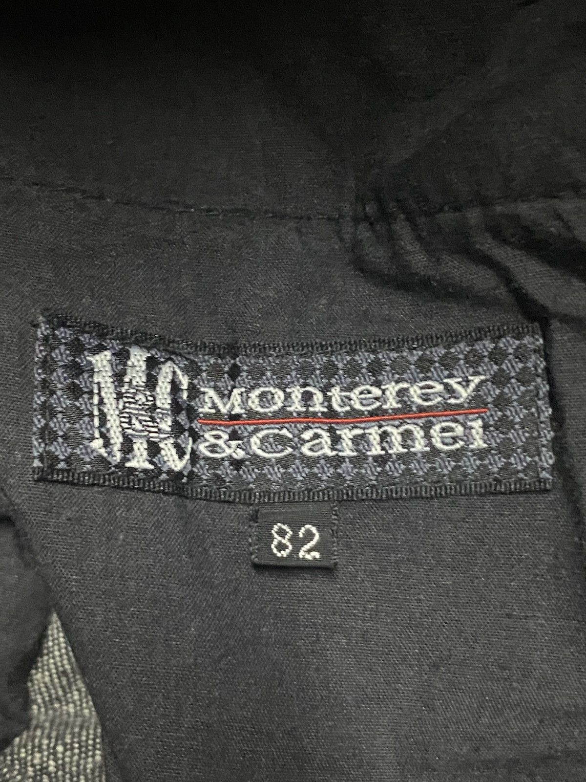 Japanese Brand Vintage Monterey & Carmei Black Faded Cargo Pants Size US 31 - 11 Thumbnail
