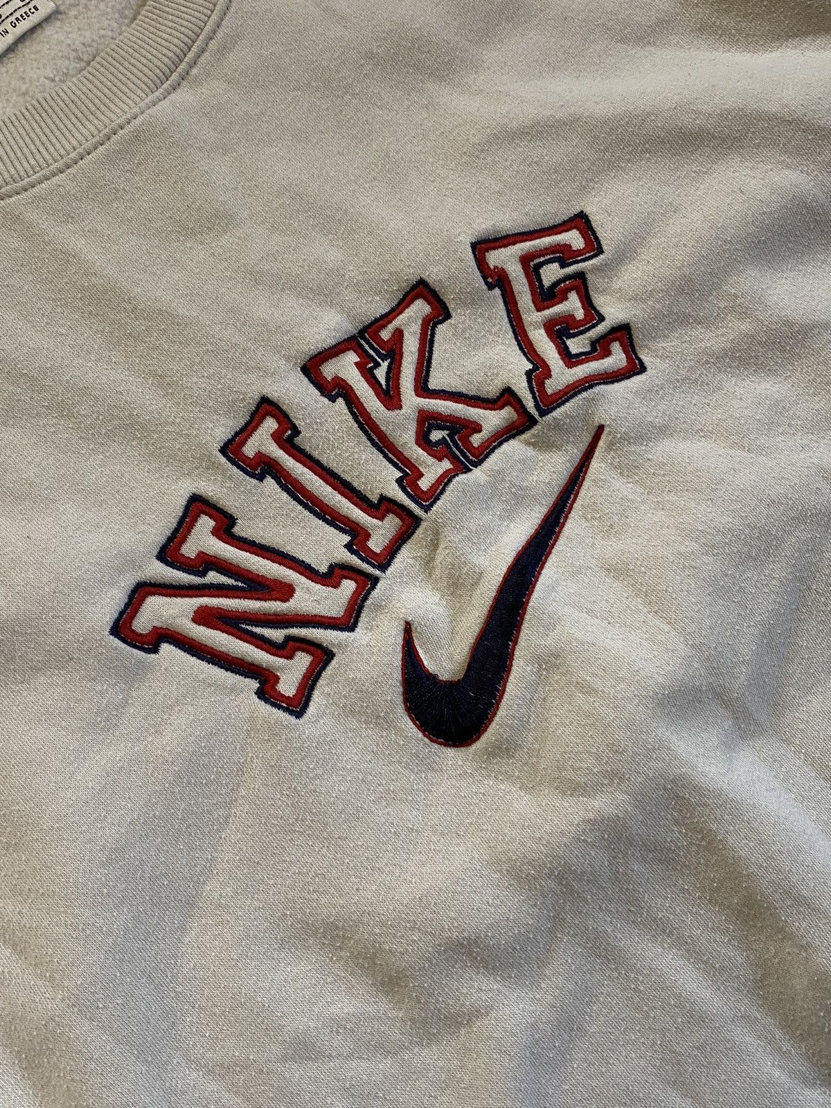 Nike × Vintage ULTRAVINTAGE❗️ NIKE CENTRE LOGO SWEATSHIRT Size US L / EU 52-54 / 3 - 3 Thumbnail