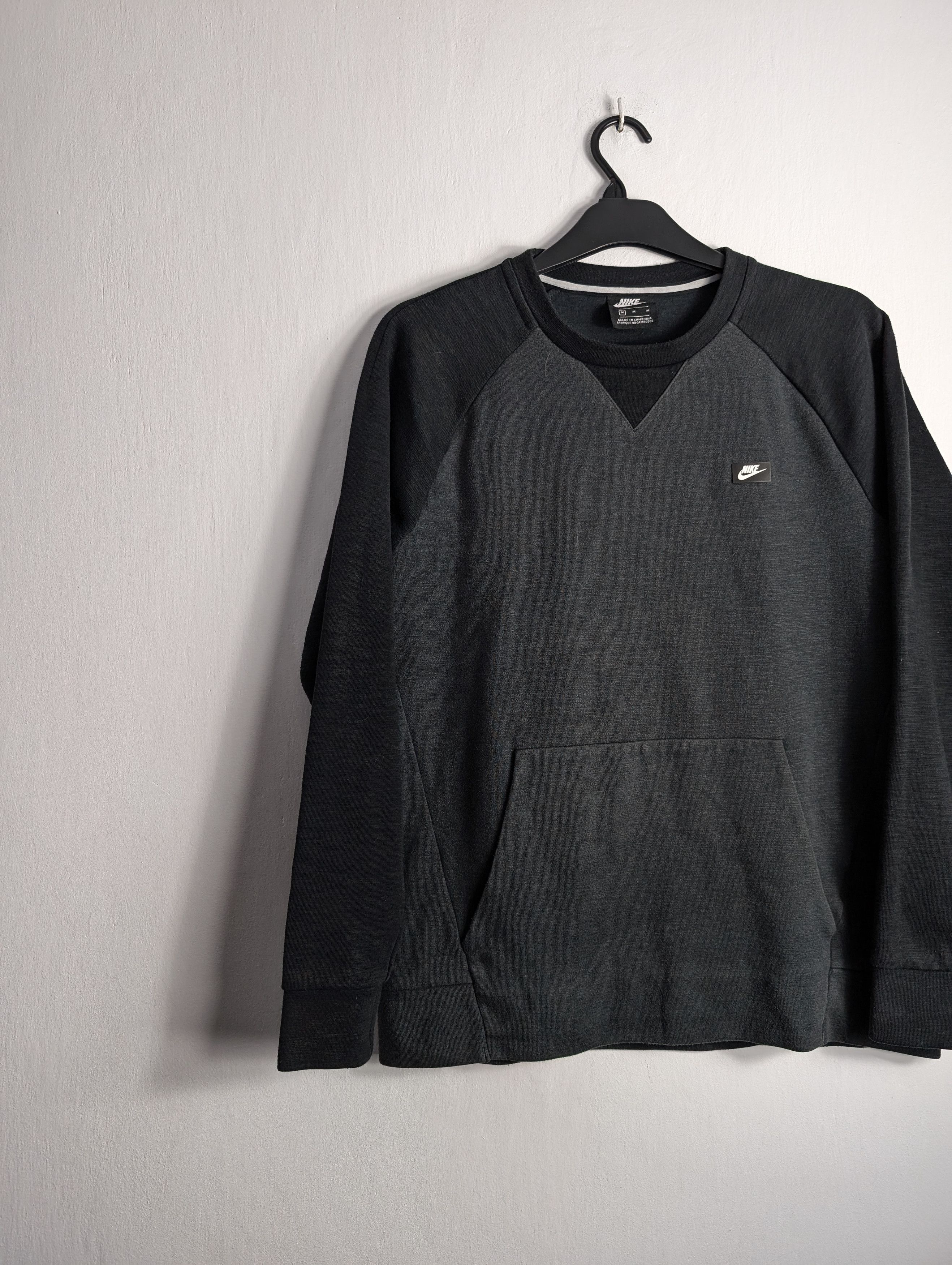 Nike Nike Sweatshirt Jumper Drill Black Grey Cotton Size US M / EU 48-50 / 2 - 2 Thumbnail