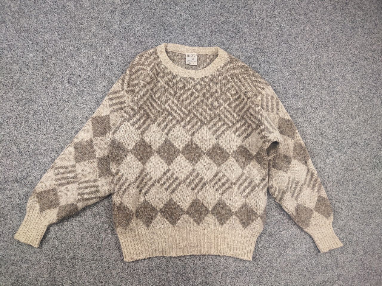 Dale Of Norway Vintage 80's Hilda Iceland hand Knit Pattern Wool Sweater Size US M / EU 48-50 / 2 - 1 Thumbnail