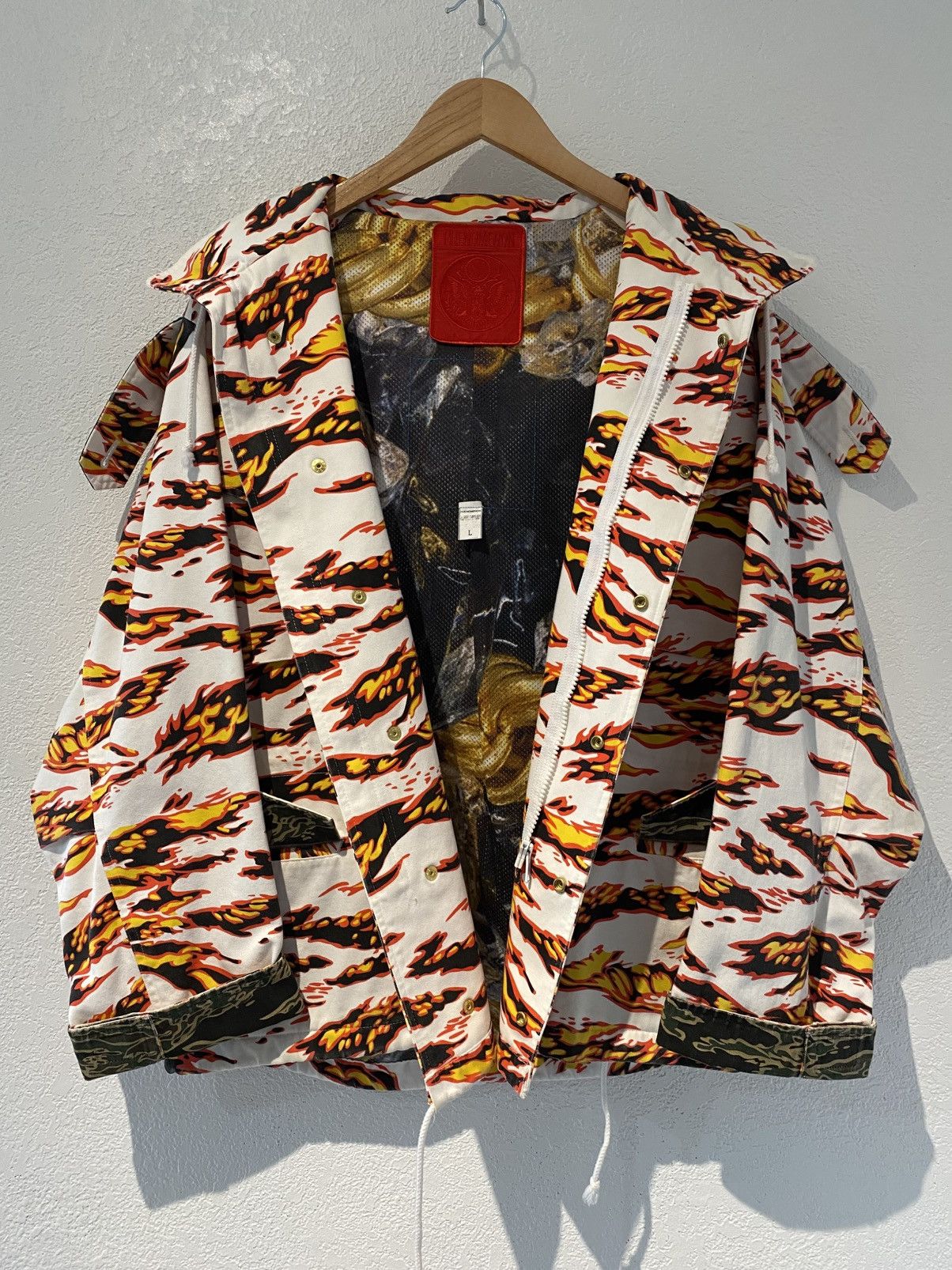 PHENOMENON Phenomenon 2007 Flame Tiger Camo Military M-65 Jacket Size US L / EU 52-54 / 3 - 2 Thumbnail