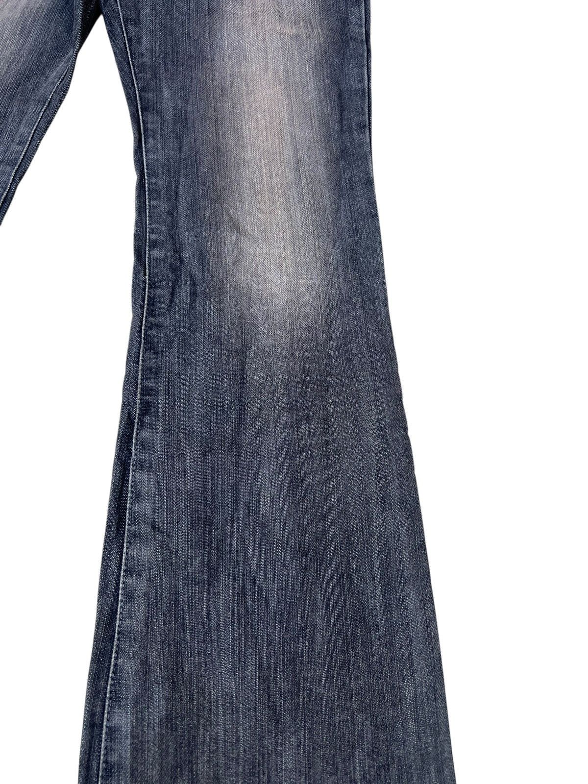 5351 POUR LES HOMMES 5351 Pour Les Hommes Black Denim Flare Jeans Size US 31 - 12 Thumbnail