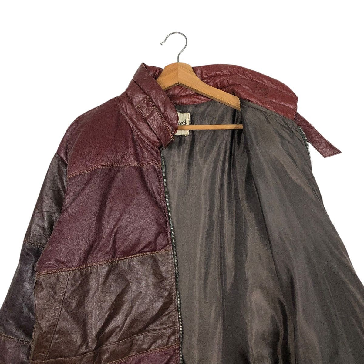 Japanese Brand 🔥VINTAGE BIKER LEATHER JACKET BERMANS ISSEY MIYAKE Size US M / EU 48-50 / 2 - 14 Thumbnail
