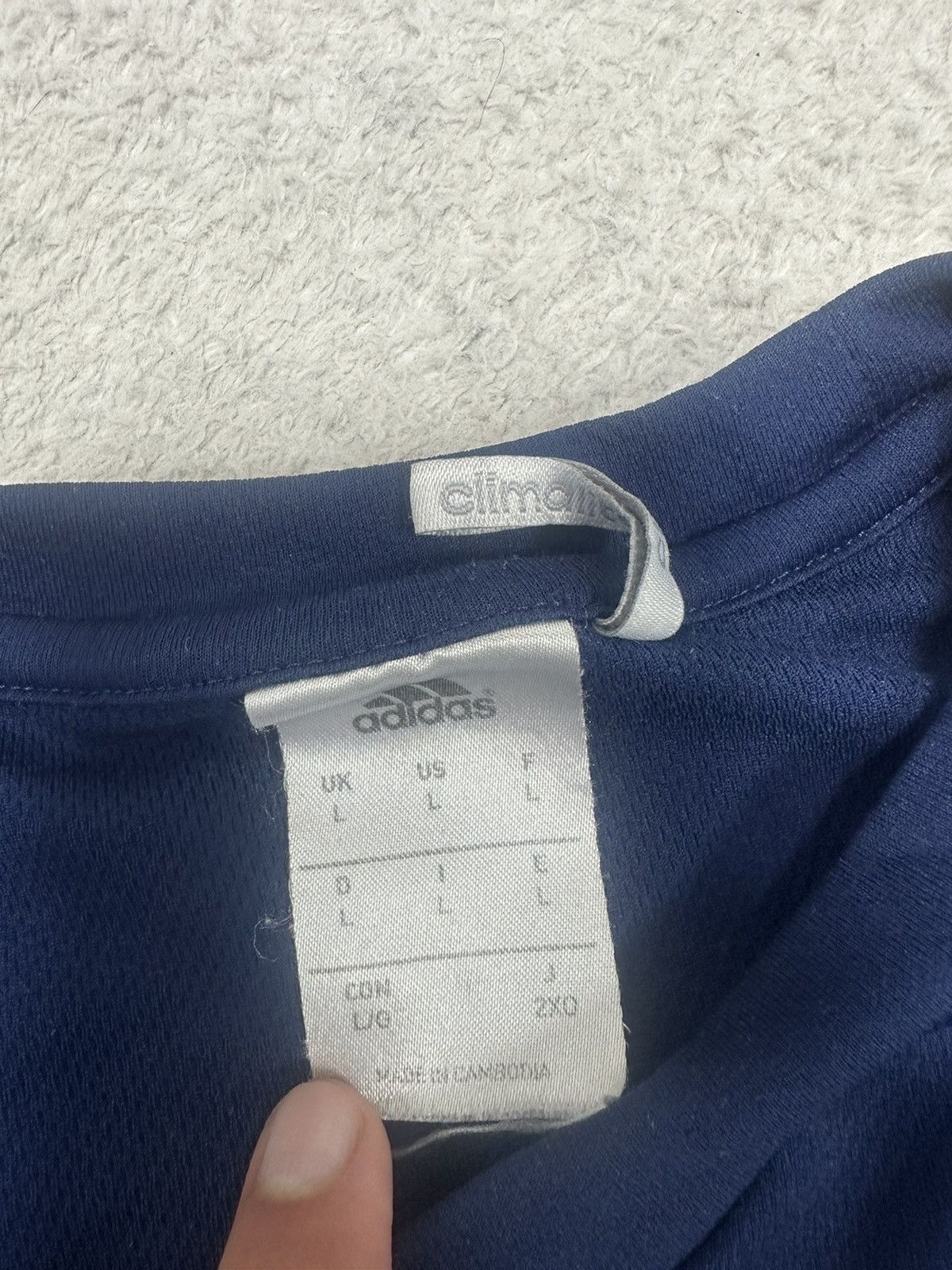 Adidas Adidas Navy T-Shirt Size US L / EU 52-54 / 3 - 3 Thumbnail