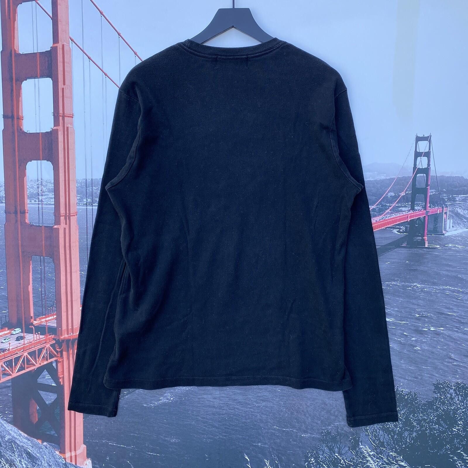 Polo Ralph Lauren VTG Polo Ralph Lauren Sweatshirt Mens L Black Black Pony Size US L / EU 52-54 / 3 - 2 Thumbnail