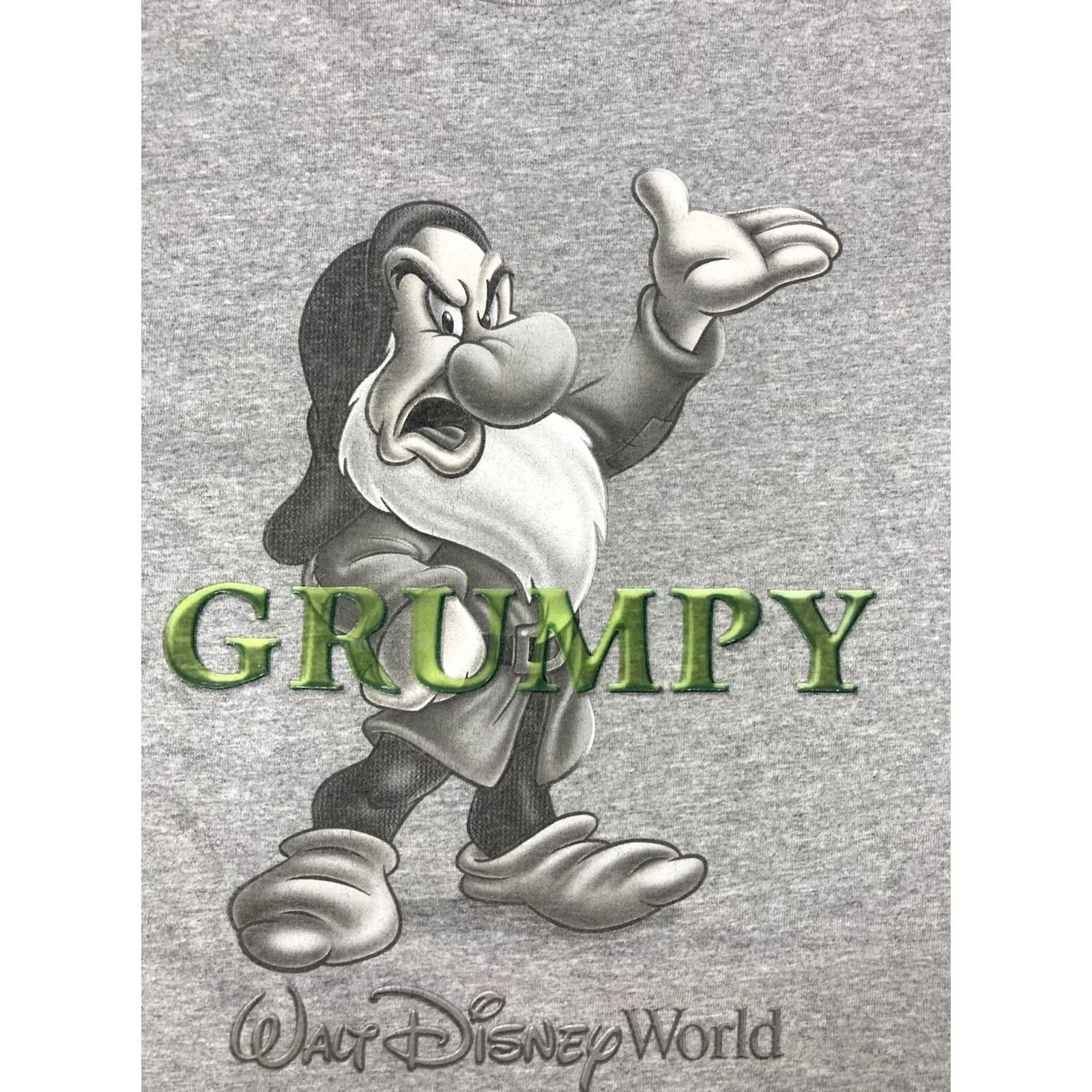 Disney VINTAGE Disney Grumpy Graphic T-shirt Men Small Gray Short Sleeve Size US S / EU 44-46 / 1 - 2 Thumbnail