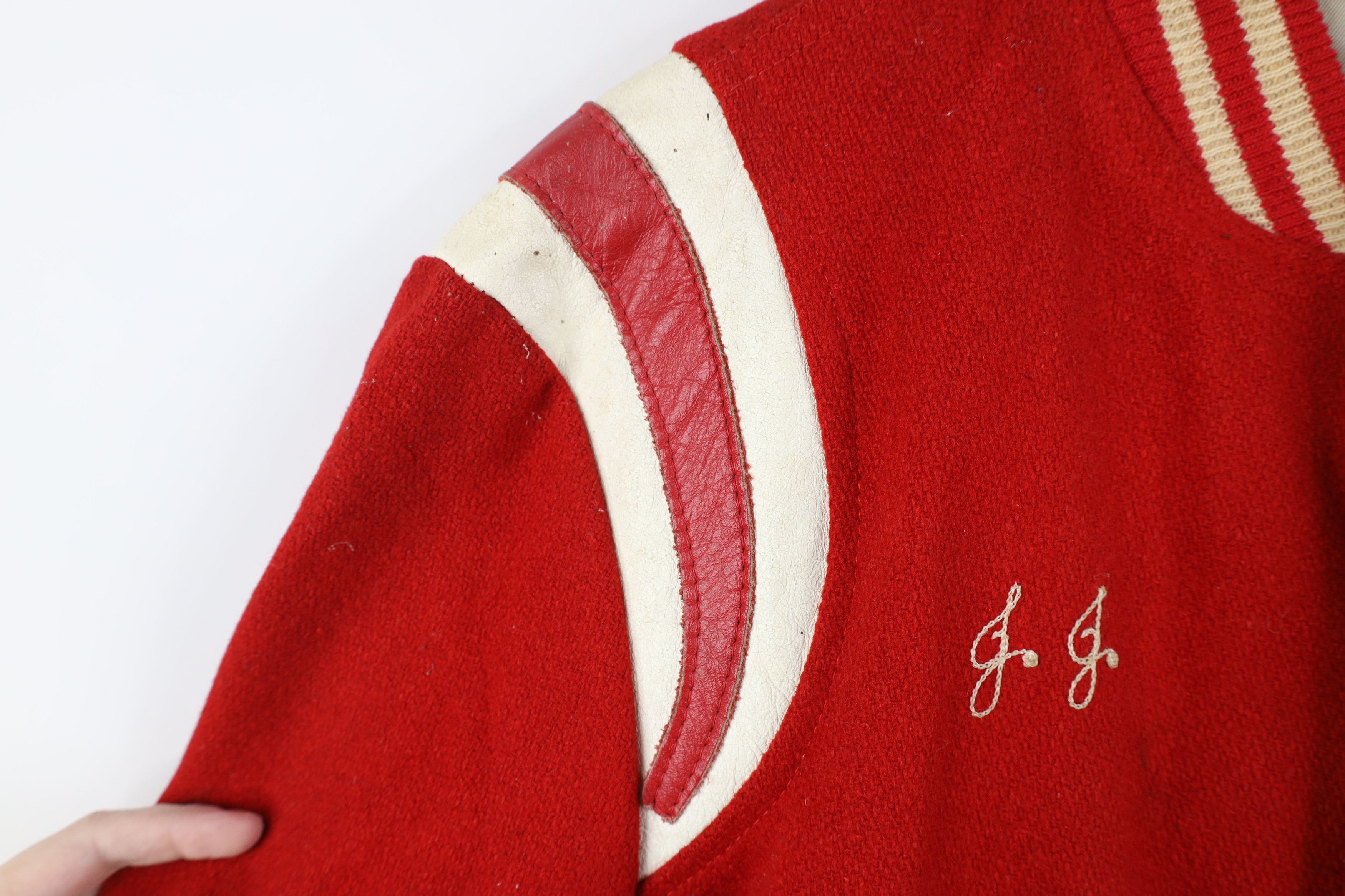 Vintage Vintage 70s Streetwear Stitch Varsity Letterman Jacket USA Size US M / EU 48-50 / 2 - 5 Thumbnail