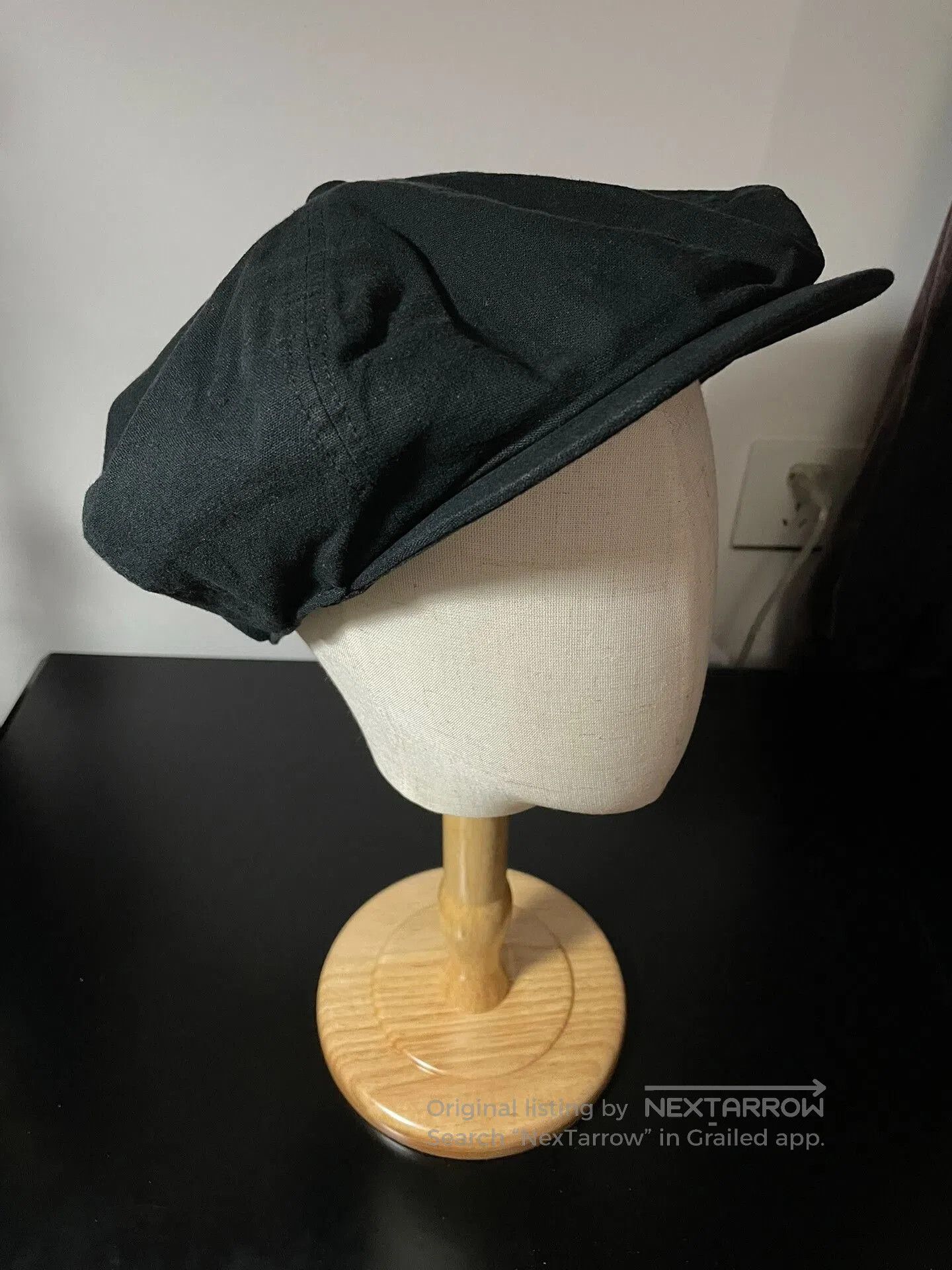 Full Count & Co. Fullcount Vintage Black Newsboy Cap. Size ONE SIZE - 1 Thumbnail