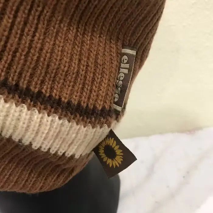 Ellesse × Sunflower × Vintage Sunflower x Ellesse Stripe Design Beanie Hat Size ONE SIZE - 5 Thumbnail