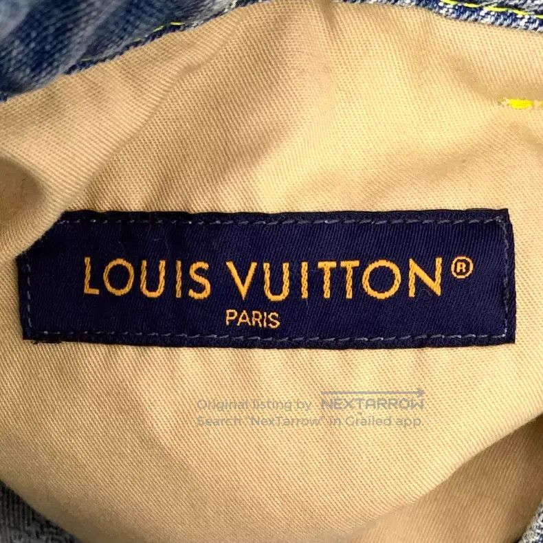 Louis Vuitton Louis Vuitton 25 Light Blue Washed Worn Checkerboard Cotto Size US 30 / EU 46 - 7 Thumbnail