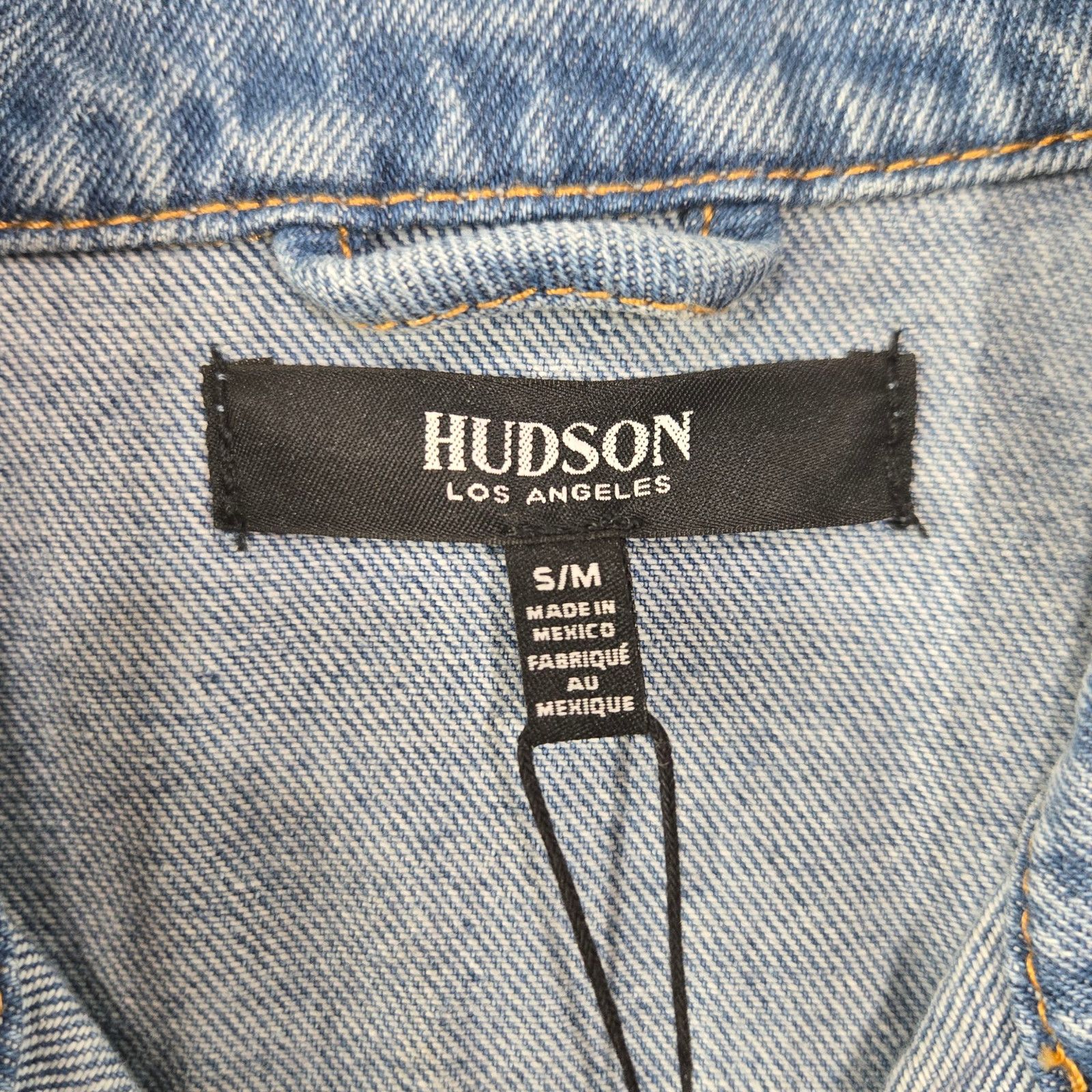 Hudson Hudson Slim Fit Denim Trucker Jacket S/M Size S / US 4 / IT 40 - 5 Thumbnail