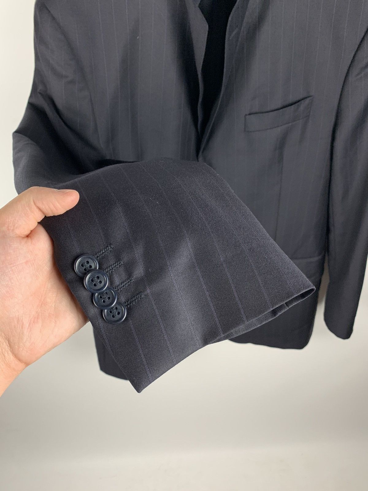 Ermenegildo Zegna Ermenegildo Zegna Wool Blazer Jacket Men’s Size 44R Blue Top Size 44R - 19 Thumbnail