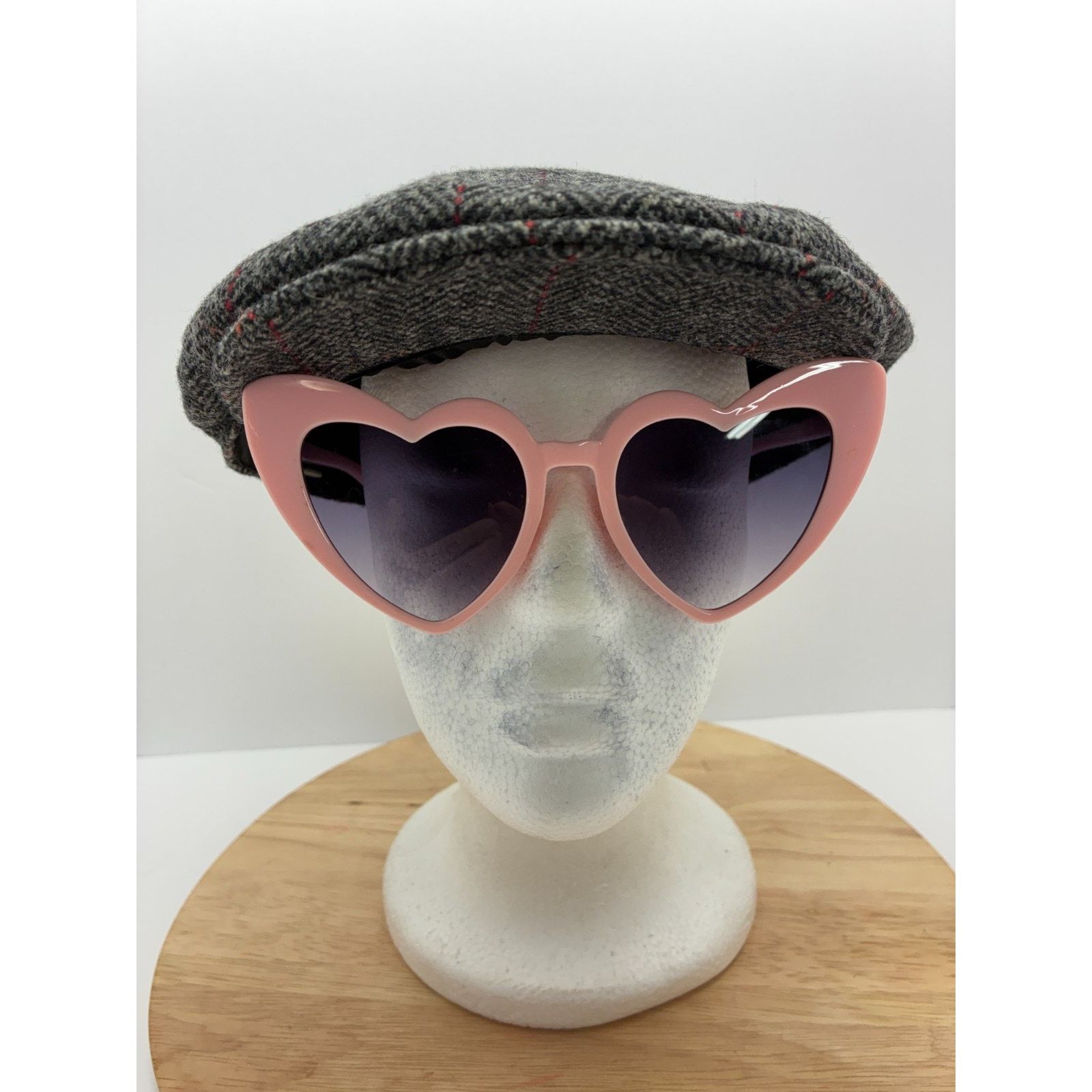 Other VOBOOM Wool Blend Newsboy Cap 59cm Grey Tweed Peaky Blinders Size ONE SIZE - 2 Thumbnail
