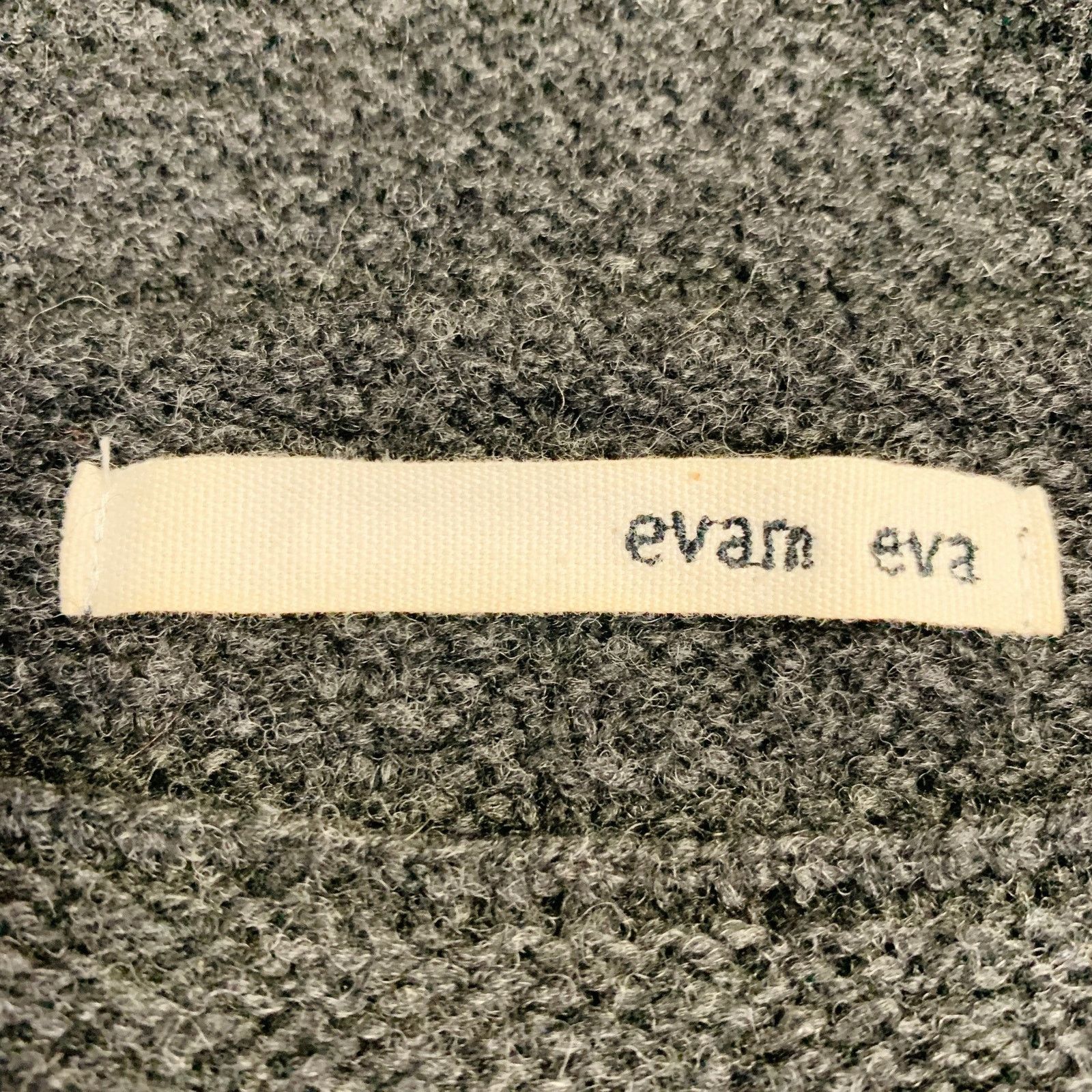 Other EVAM EVA SGrey Charcoal Wool Camel Sweater Above Knee Dress Size S / US 4 / IT 40 - 7 Thumbnail