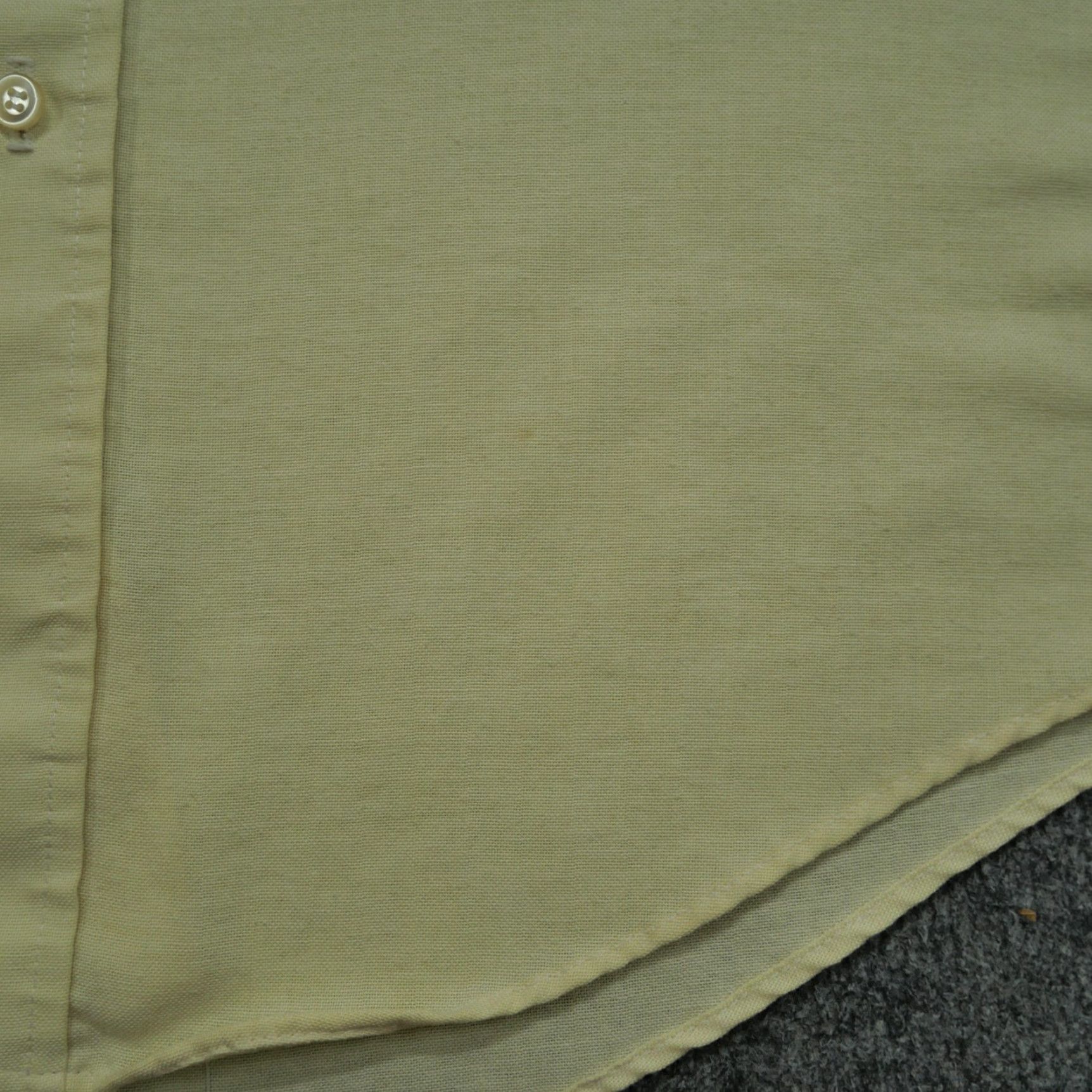 Vintage VINTAGE Christopher Scott Shirt Mens L Yellow Button-Down 70s Casual Cotton Oxford Size US L / EU 52-54 / 3 - 7 Thumbnail