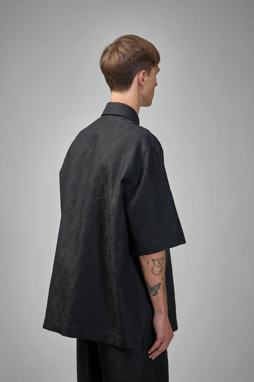 Fendi o1s1wg110126 M Shirt/Wove N Fabric in Black Size US XL / EU 56 / 4 - 4 Thumbnail