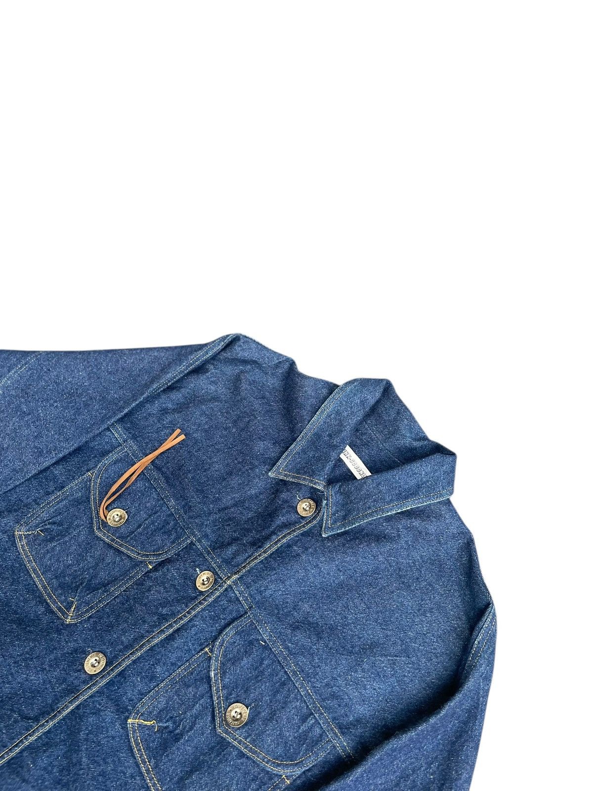 Japanese Brand Pink Coconut Crop Top Denim Jacket Size L / US 10 / IT 46 - 2 Thumbnail