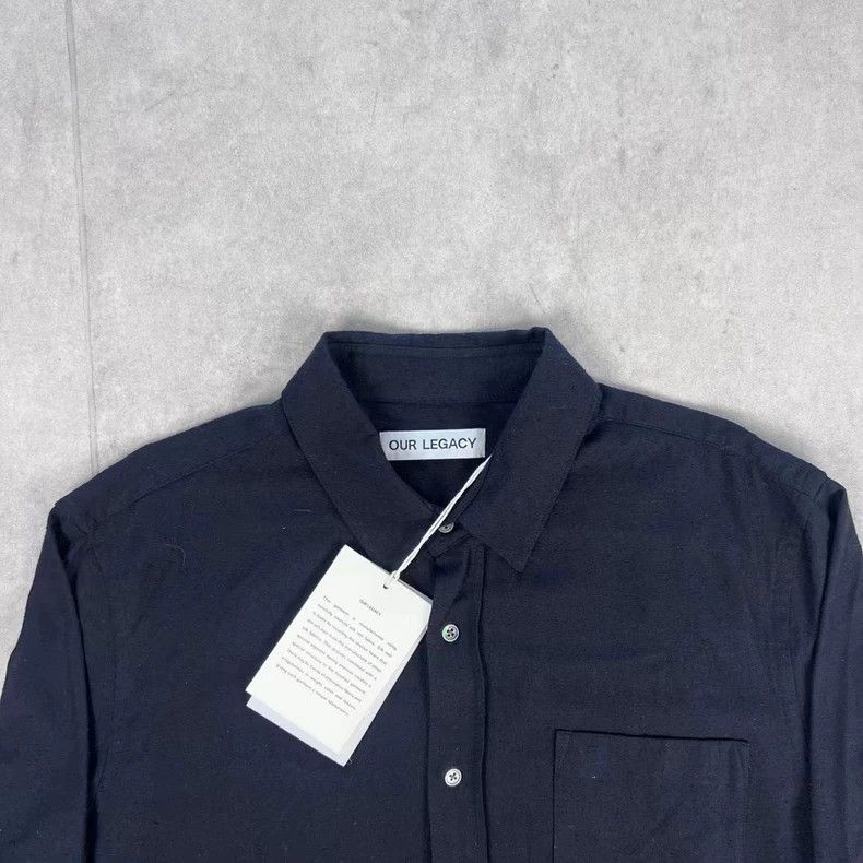 Our Legacy our legacy23aw Classic Shirt Black Shirt 2503-Nextarrow Size US L / EU 52-54 / 3 - 3 Thumbnail