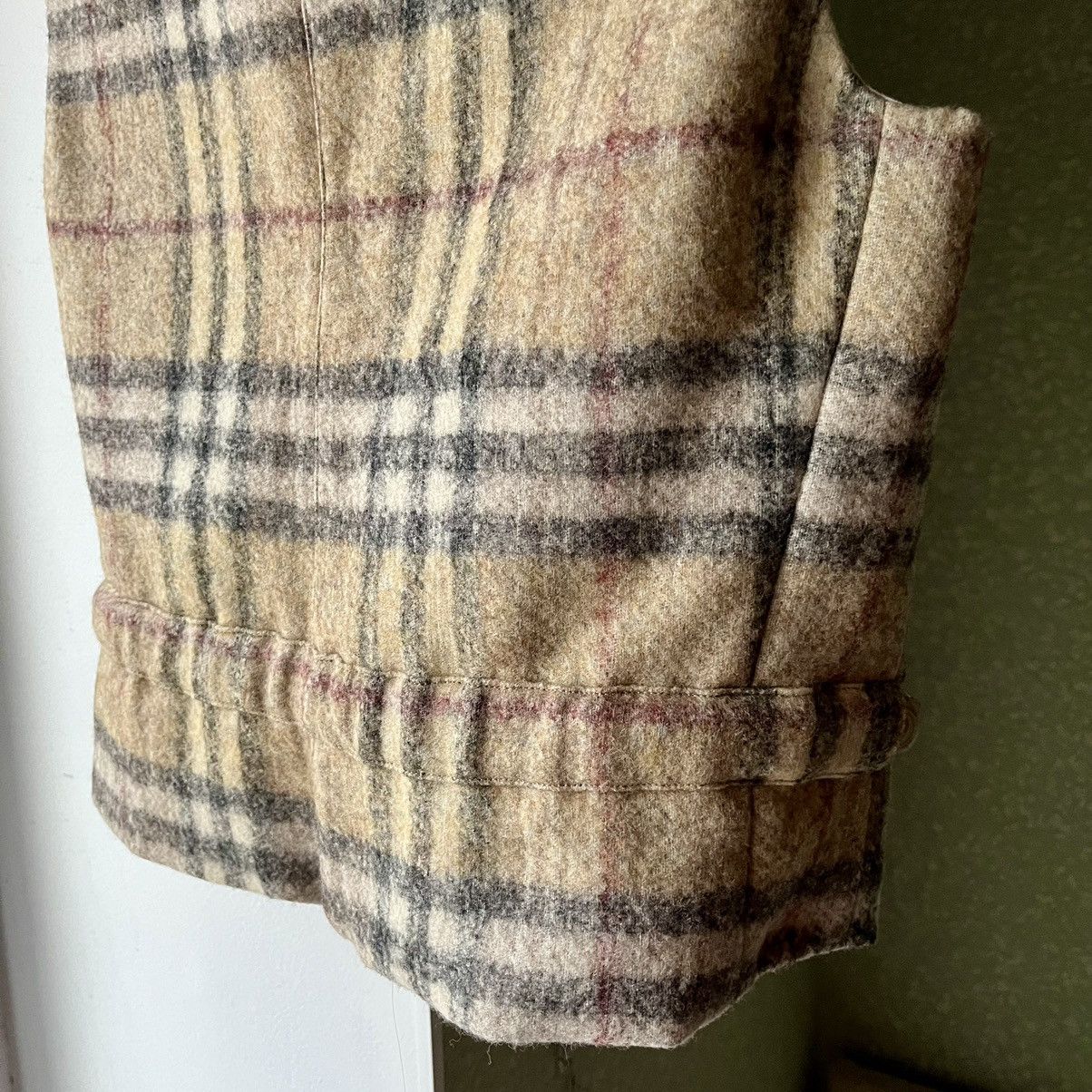 Burberry × Burberry Prorsum Roberto Menichetti AW99 Nova Check Vest Size M / US 6-8 / IT 42-44 - 7 Thumbnail