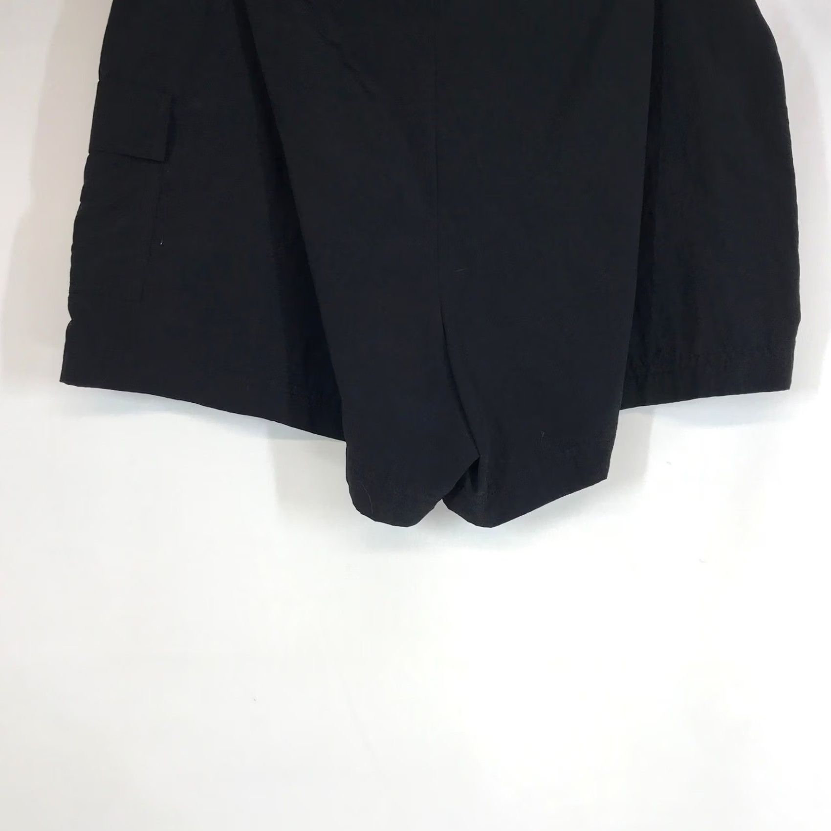 Mossimo Mossimo Black Cargo Athletic Shorts Women Large Nylon Spandex Zip Front Y2K 90's Size 36" / US 14 / IT 50 - 6 Thumbnail
