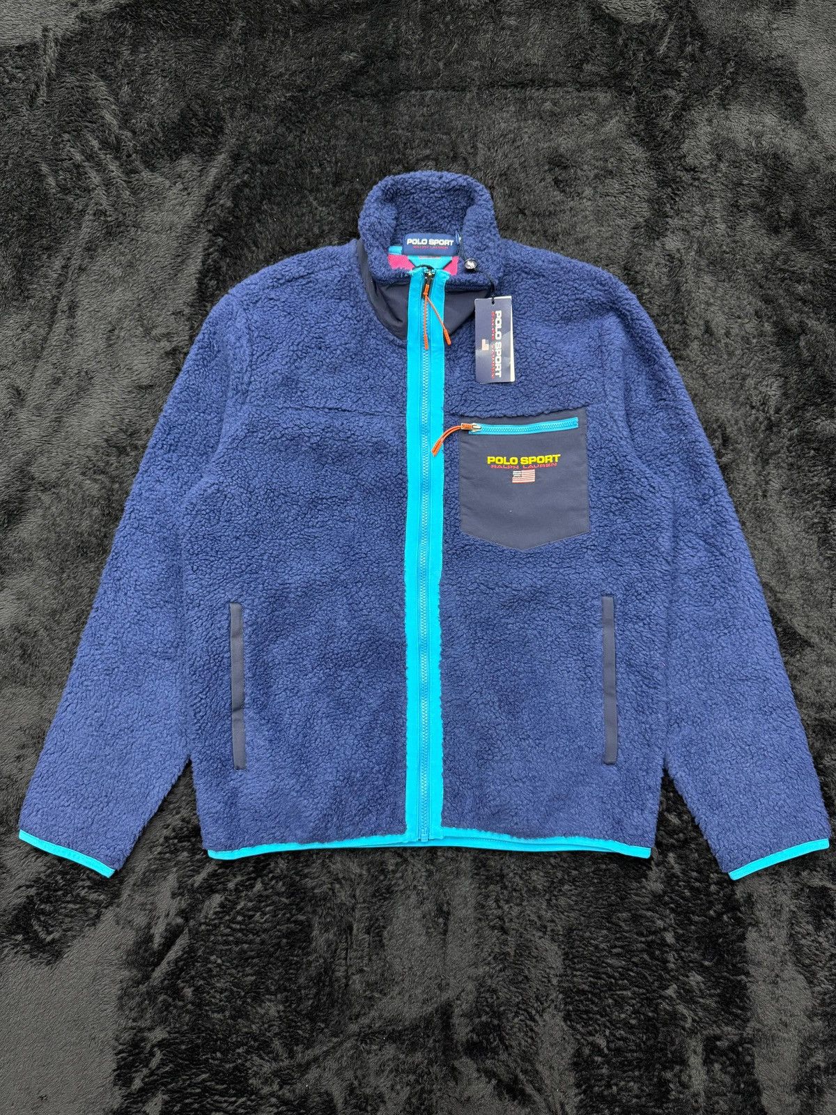 Polo Ralph Lauren Polo Ralph Lauren Stacked Polo Sport Fleece Zip Jacket Size US S / EU 44-46 / 1 - 1 Thumbnail