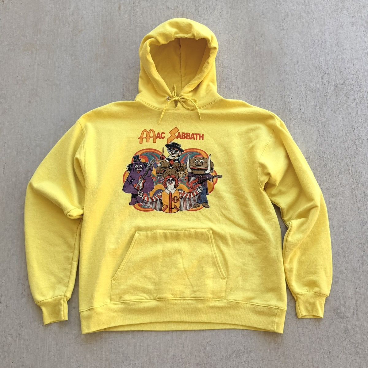 Vintage Vintage McDonald’s Satire Hoodie Black Sabbath Band Funny Size US L / EU 52-54 / 3 - 1 Thumbnail