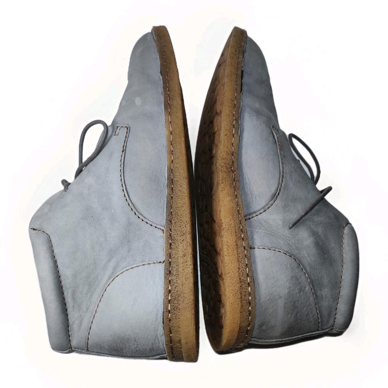 Born BØRN Sampson Men’s 11 Chukka Boots Ankle Nubuck Grey Lace-Up Size US 11 / EU 44 - 4 Thumbnail