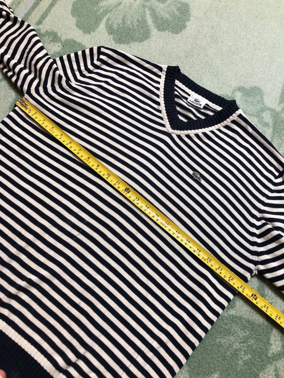 Lacoste Vintage Lacoste Striped Sweater Size XXL Size US XXL / EU 58 / 5 - 19 Thumbnail
