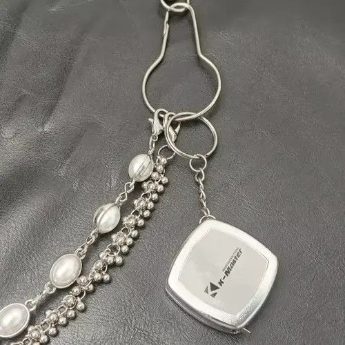 Vintage Pearl Layer Waist Metal Wallet Chain Size ONE SIZE - 4 Thumbnail