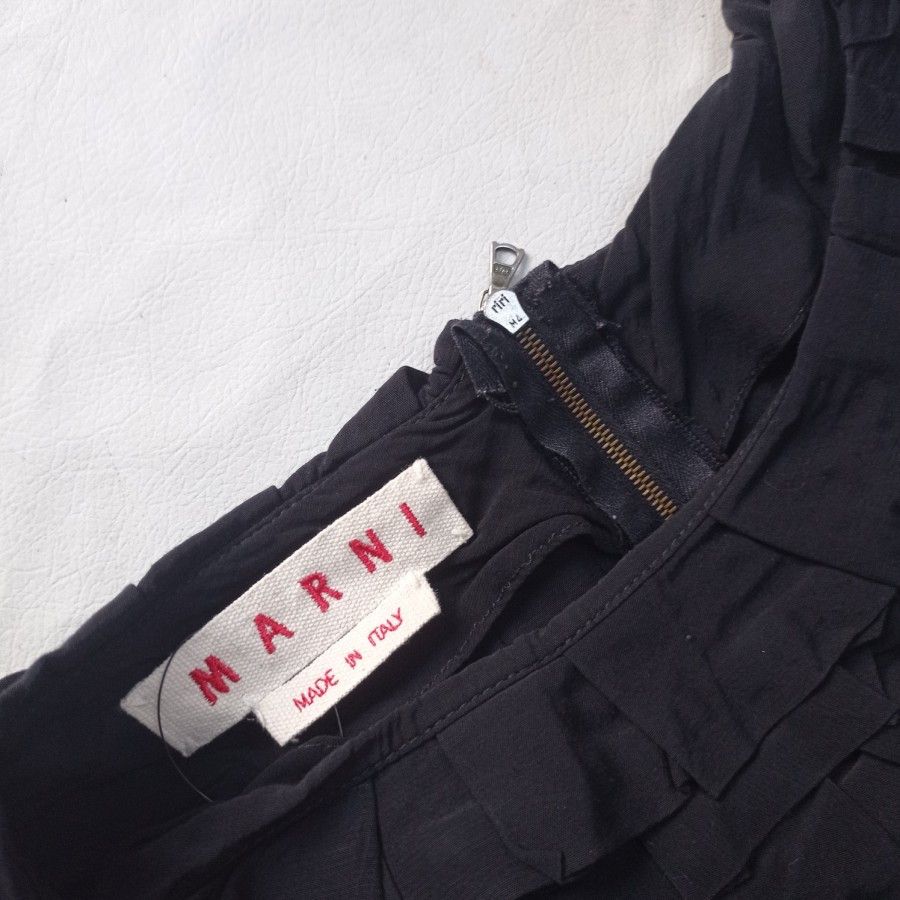 Marni marni made in italy pleats midi dress pleated viscose Size S / US 4 / IT 40 - 4 Thumbnail