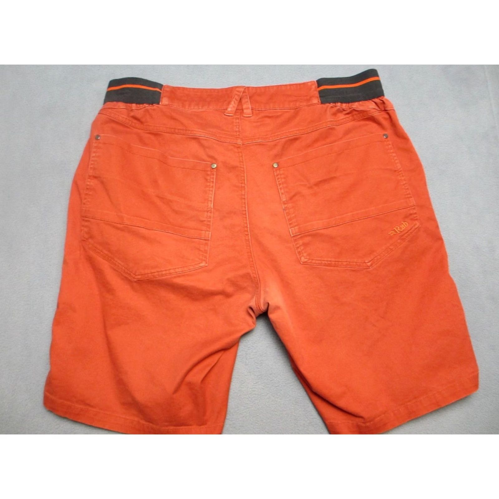 Rab Rab Shorts Mens 34 Orange Chino Zawn Climbing Hiking Outdoor High Rise Stretch Shirts? Size US 34 / EU 50 - 2 Thumbnail