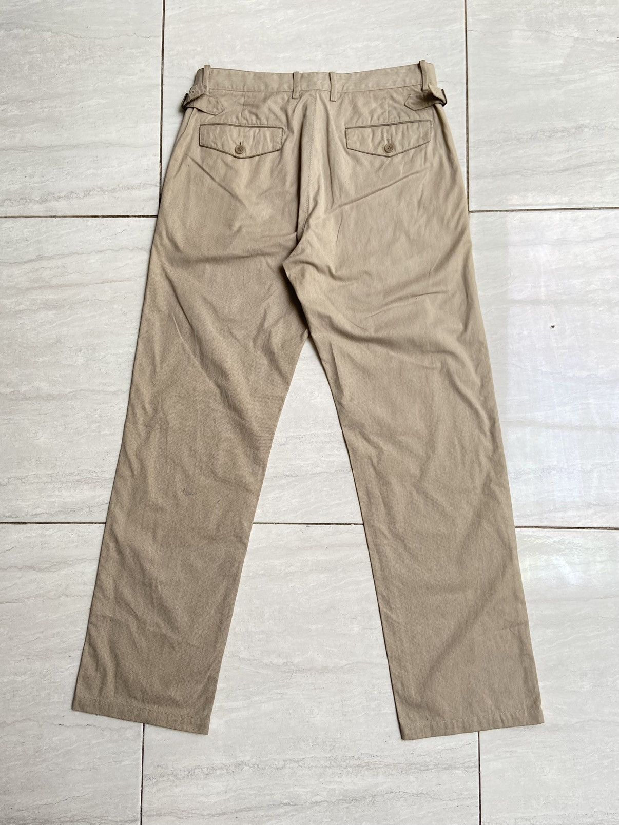 Yohji Yamamoto A.A.R Yohji Yamamoto Durban Cream Long Pants Size US 30 / EU 46 - 12 Thumbnail