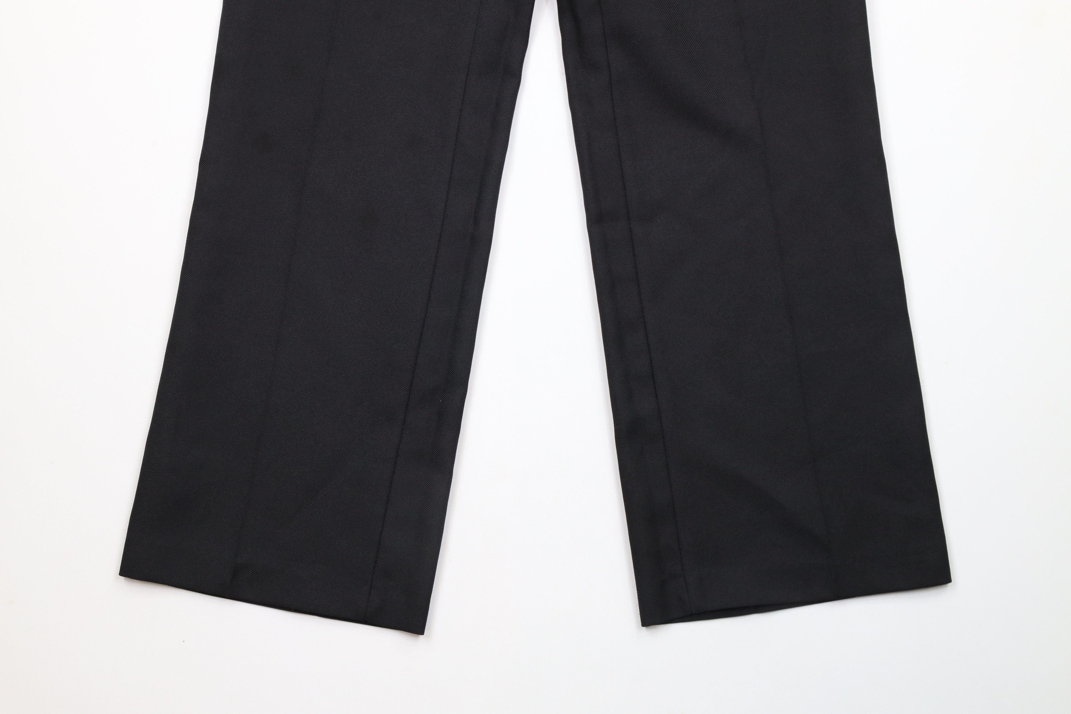 Vintage Vintage 70s Streetwear Leg Bell Bottoms Chino Pants Black Size 32 - 4 Thumbnail
