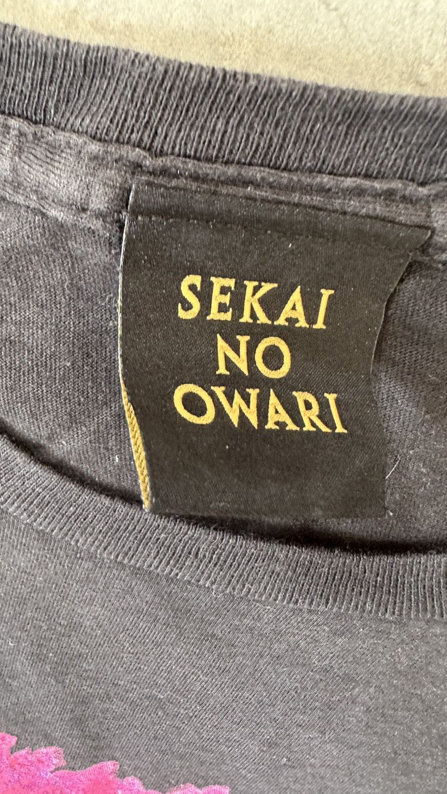 Band Tees SEKAI NO OWARI BAND TEE JAPANESE ROCK INDIE Size US M / EU 48-50 / 2 - 4 Thumbnail