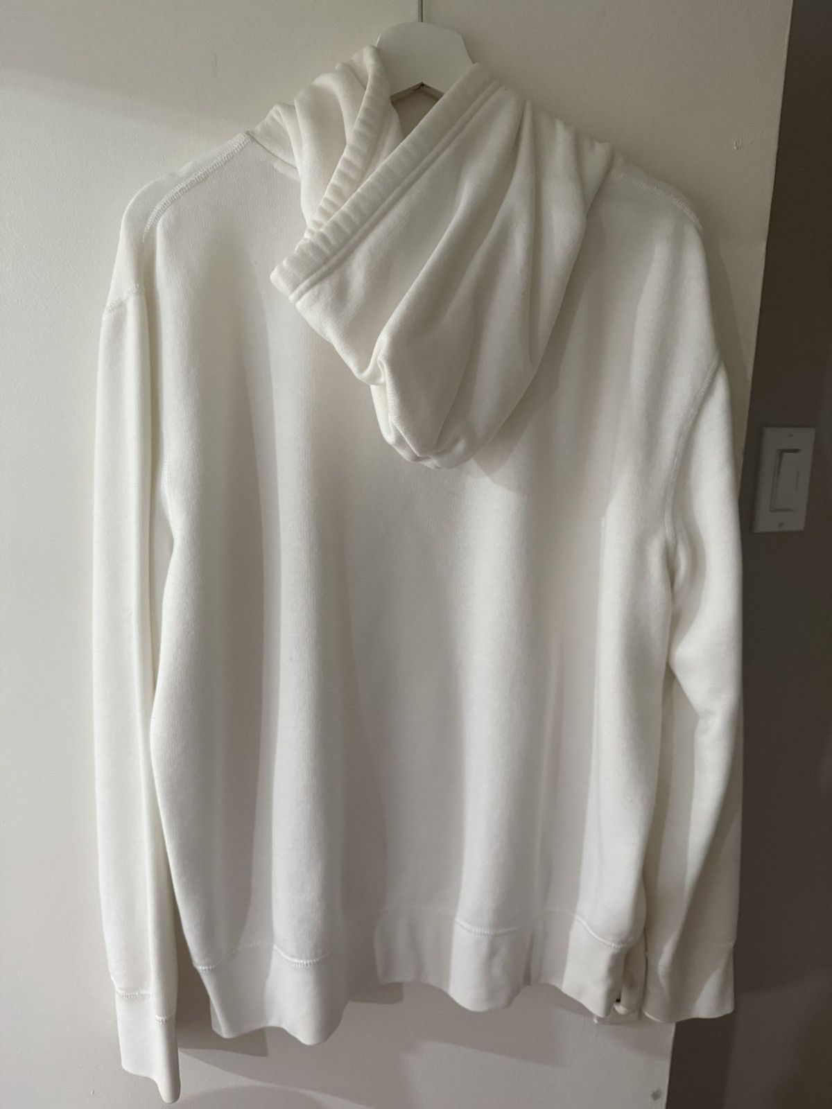 Polo Ralph Lauren White Polo Hoodie w/ Navy Logo Size US M / EU 48-50 / 2 - 2 Thumbnail