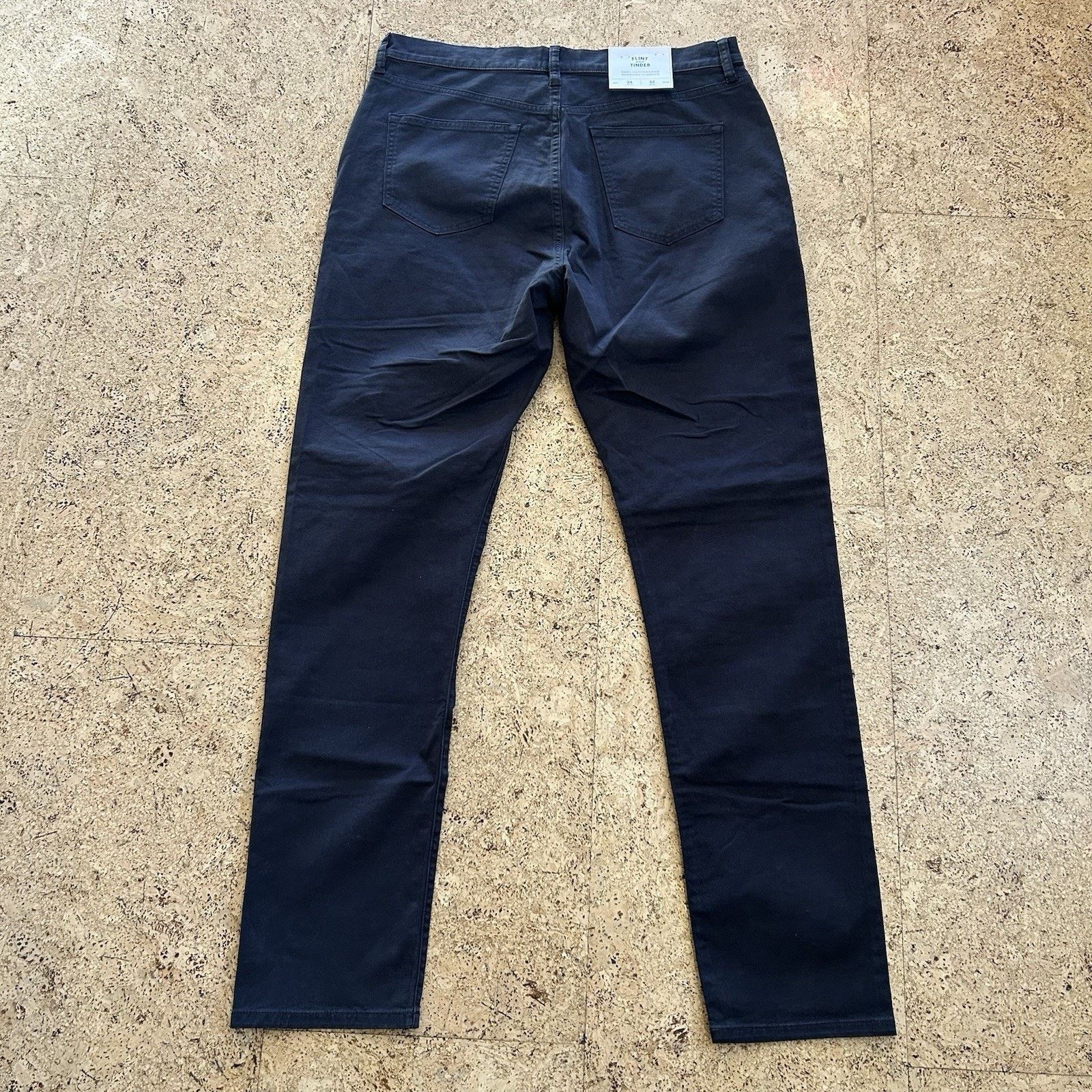Flint And Tinder NEW Huckberry 365 Tapered Fit Stretch Chino Pants 34x32 Size US 34 / EU 50 - 4 Thumbnail
