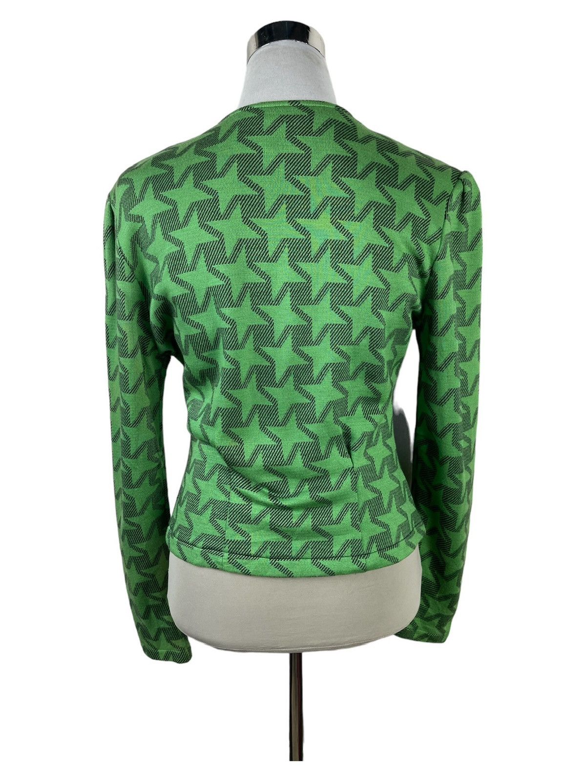 Norma Kamali Norma Kamali Green Starred Crop Top Size M / US 6-8 / IT 42-44 - 4 Thumbnail