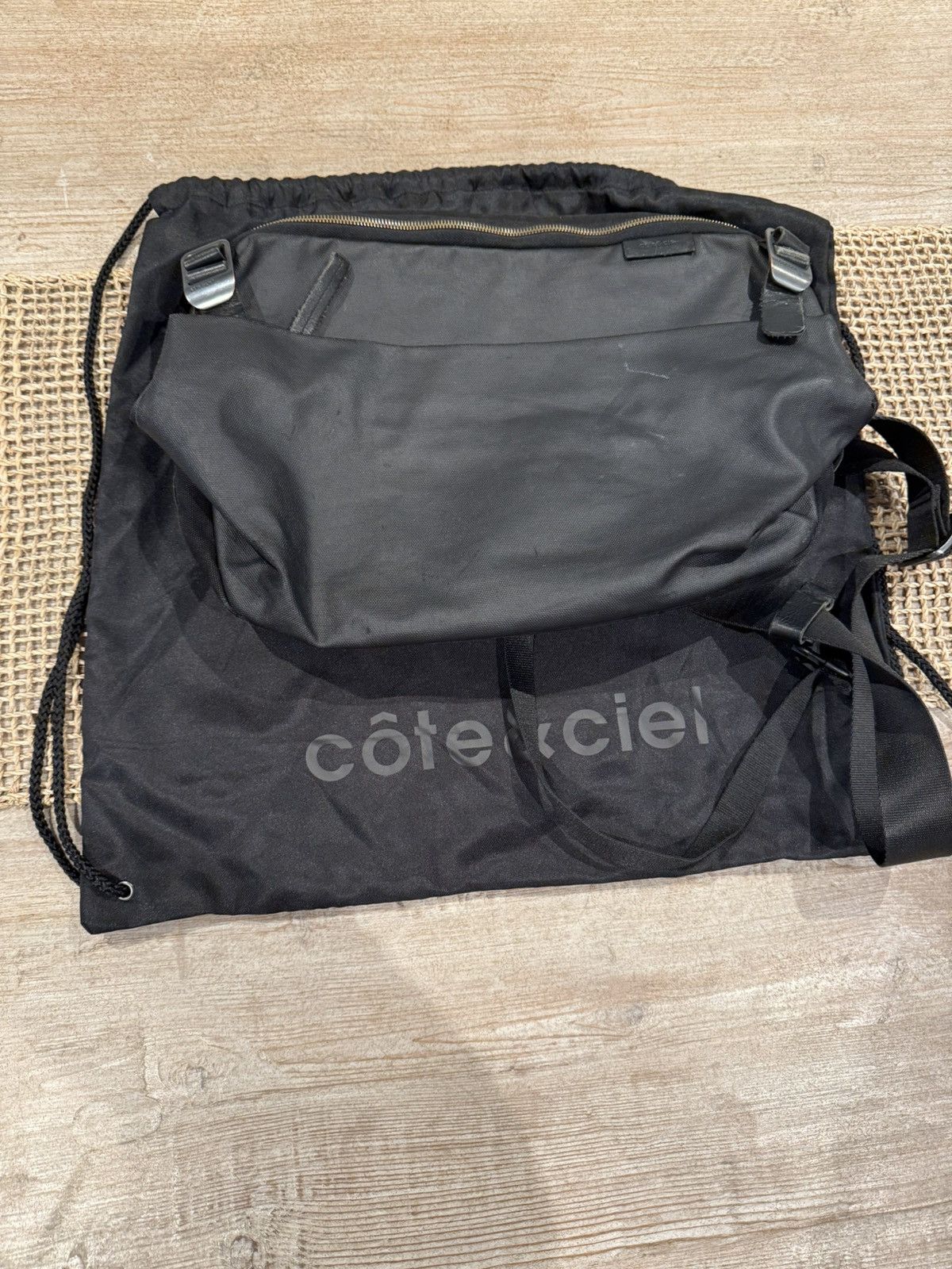 Cote&Ciel Riss Coated Canvas Black