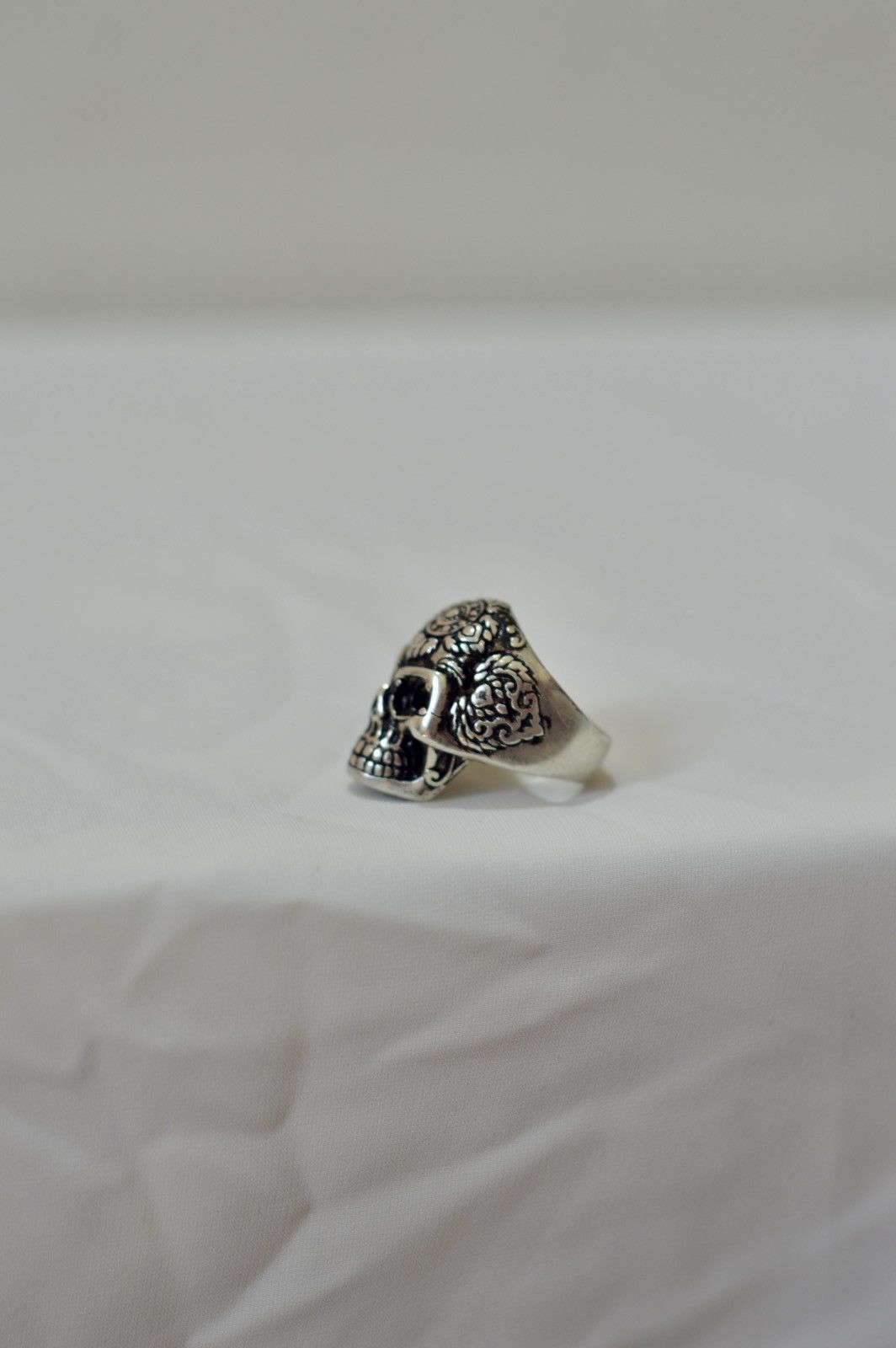 Other Skull silver 925 Ring Size ONE SIZE - 9 Thumbnail