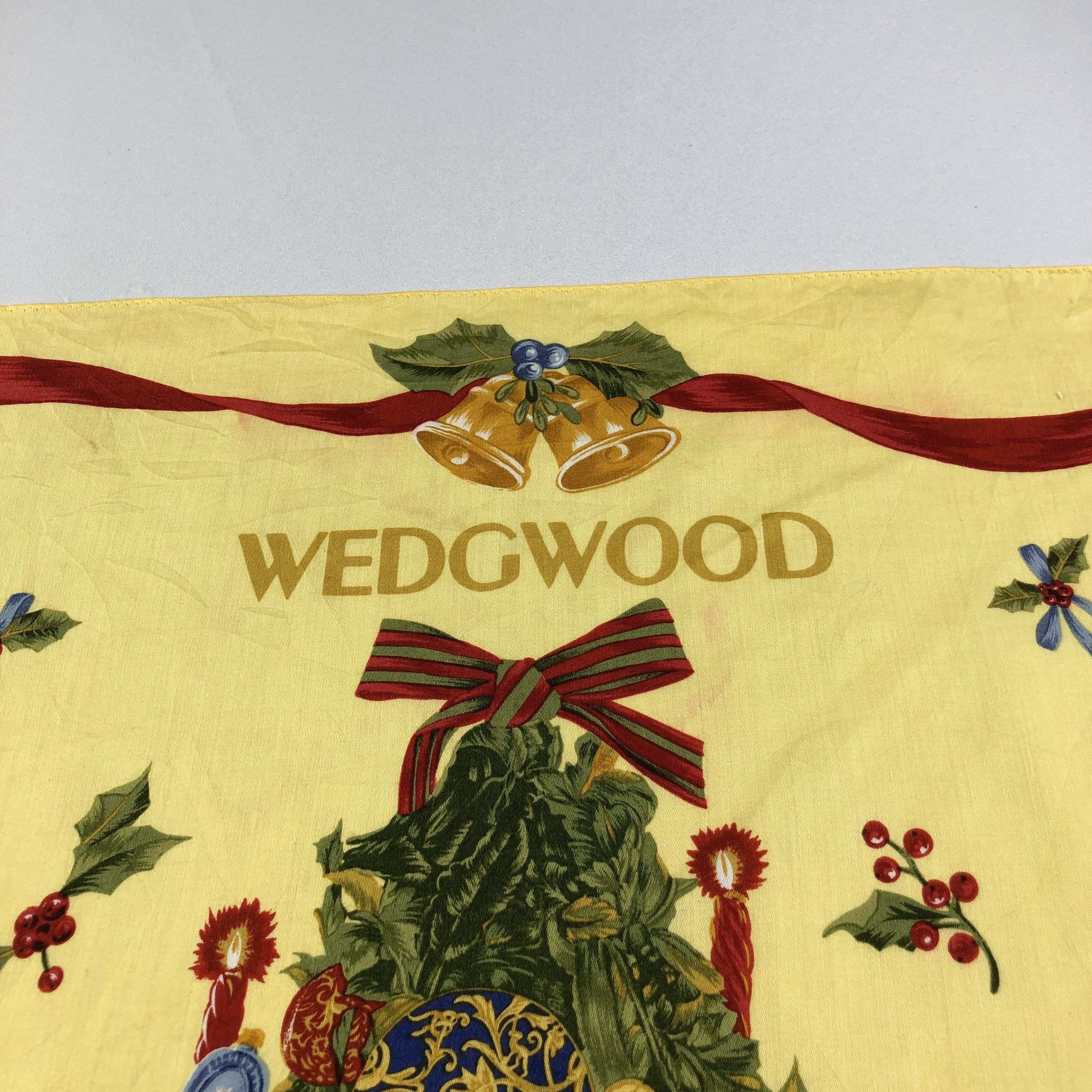 Vintage Wedgwood Handkerchief Neckerchief Bandana H2220 Size ONE SIZE - 4 Thumbnail