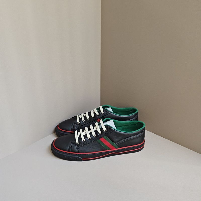 Gucci Gucci Tennis 1977 Low Leather Casual Sneakers - Size US 13 / EU 46 - 1 Thumbnail