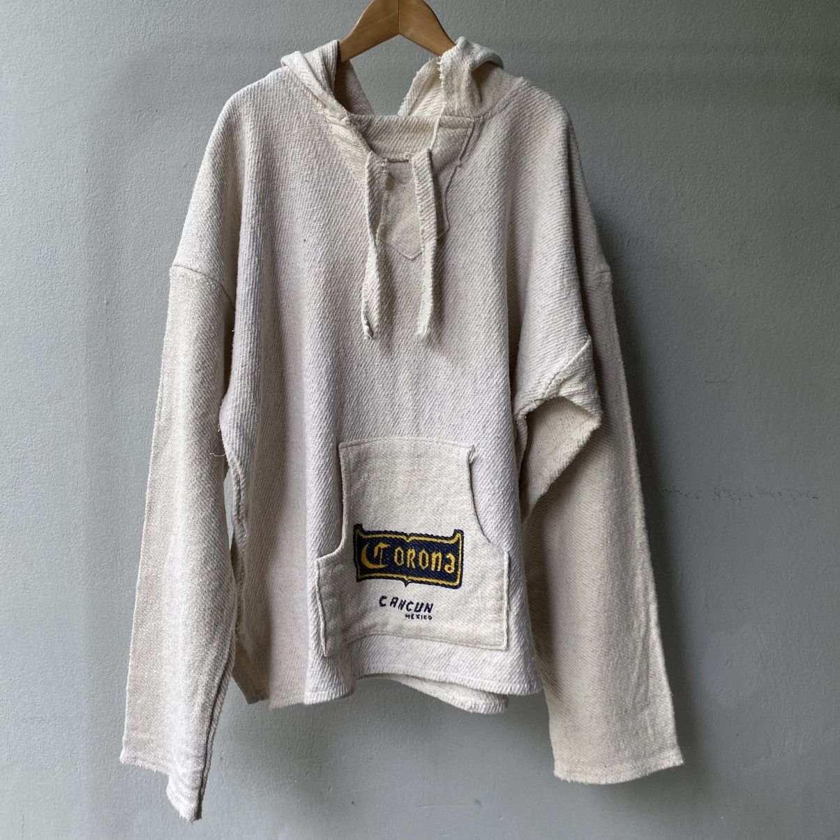 Vintage Beige Corona Cancun Baja Hoodie Size US L / EU 52-54 / 3 - 1 Thumbnail