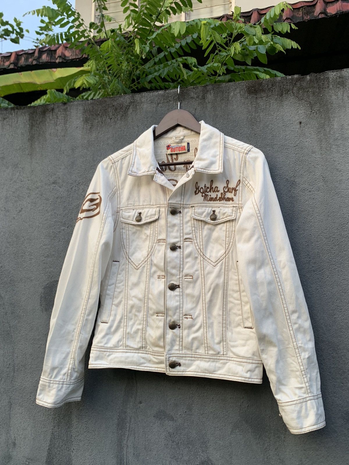 Vintage 👹Vintage GOTCHA CALIFORNIA ROOTS TRUCKER JACKET Size US S / EU 44-46 / 1 - 6 Thumbnail