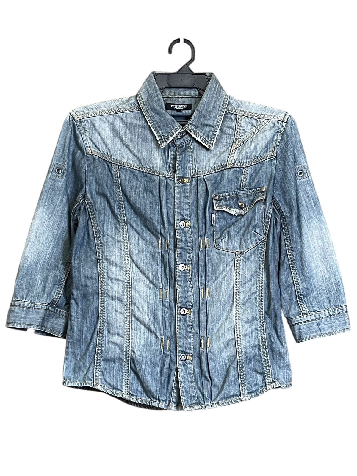 Tornado Mart sick🔥TORNADO MART JAPAN 3quarter hand trucker denim jacket Size US M / EU 48-50 / 2 - 2 Thumbnail
