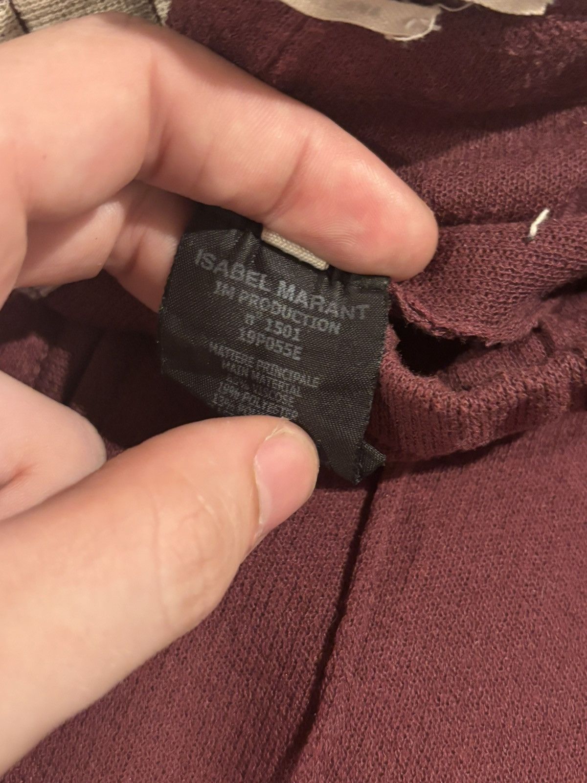 Isabel Marant Etoile Isabel Marant Étoile Burgundy Track Pants Women's Size 40 Size 27" / US 4 / IT 40 - 5 Thumbnail