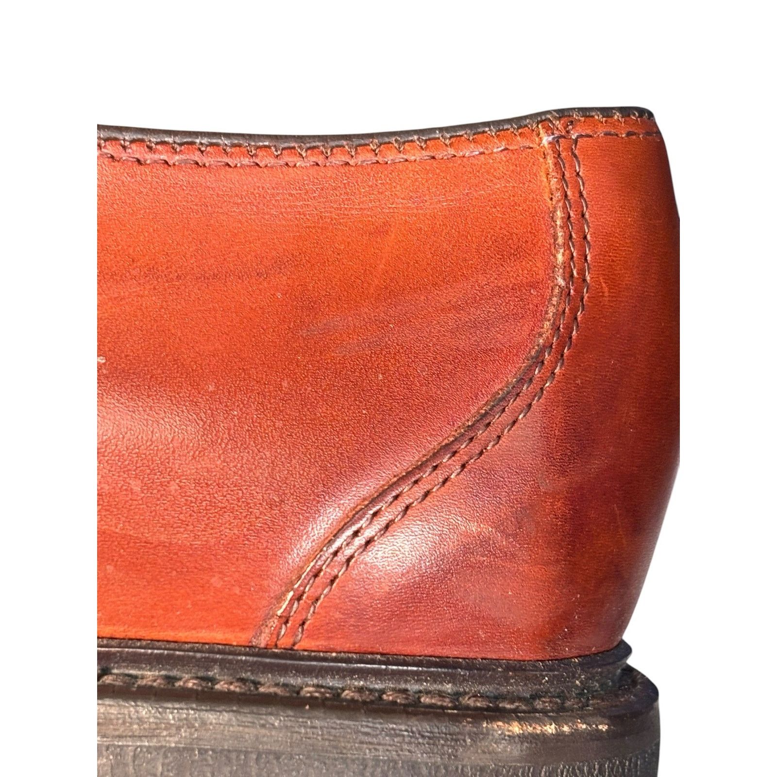 Allen Edmonds Vintage Allen Edmonds Split Toe Derby Shoes Cognac Brown 10 Size US 10 / EU 43 - 11 Thumbnail
