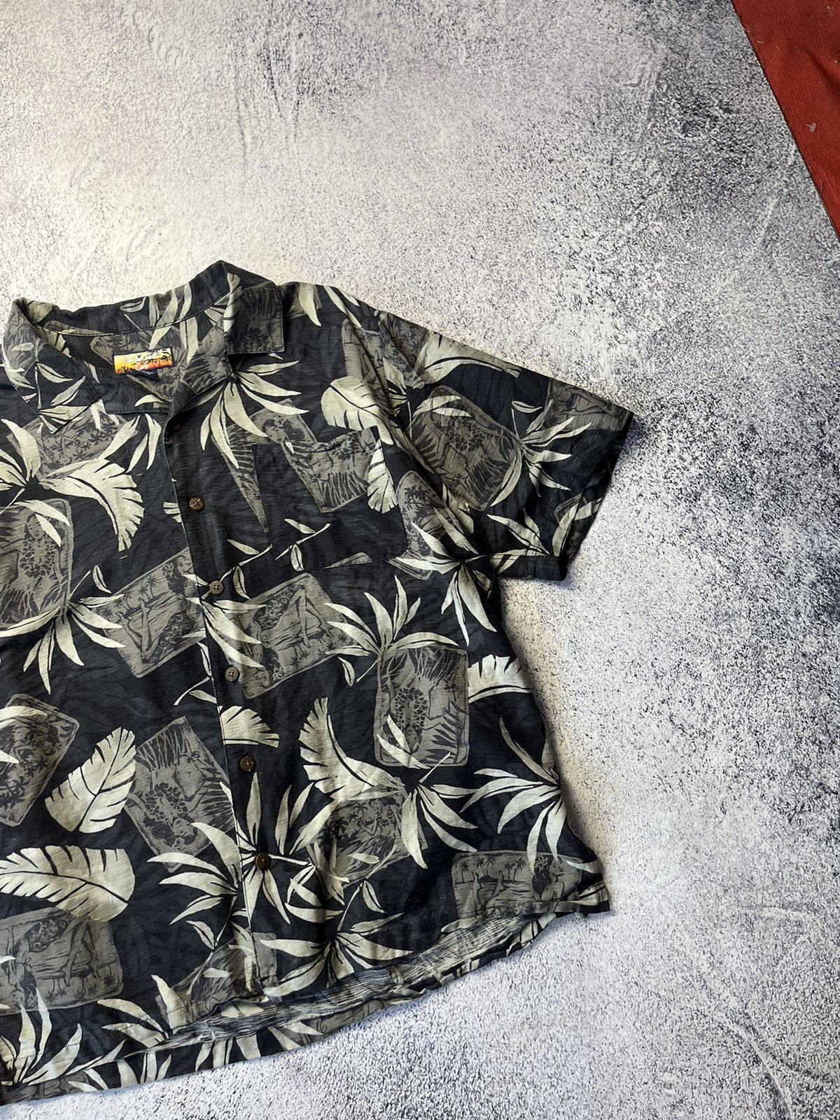 Jams World Vintage 90's Jams World Over Print Hawaiian Shirt Size US XL / EU 56 / 4 - 4 Thumbnail
