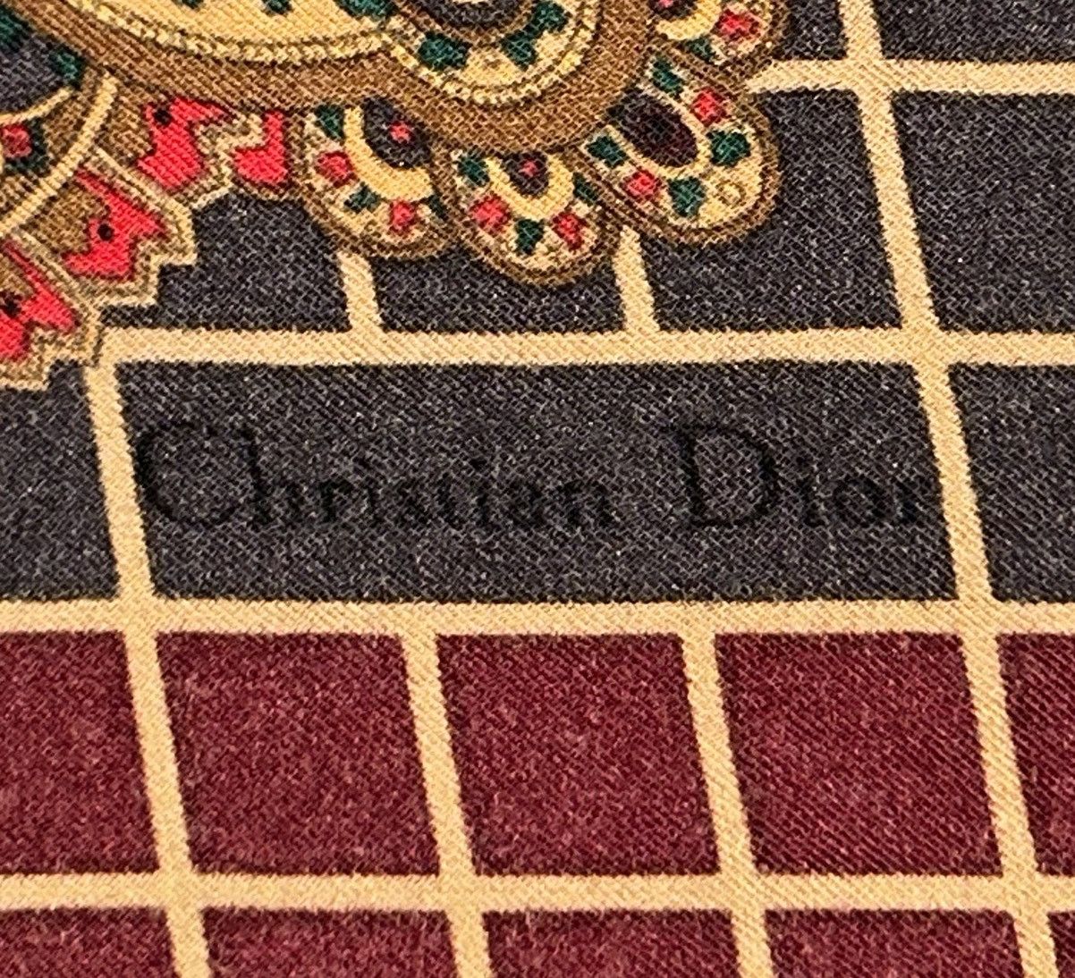 Dior Christian Dior Vintage Paisley Patterned 52x52” Scarf Size ONE SIZE - 2 Thumbnail