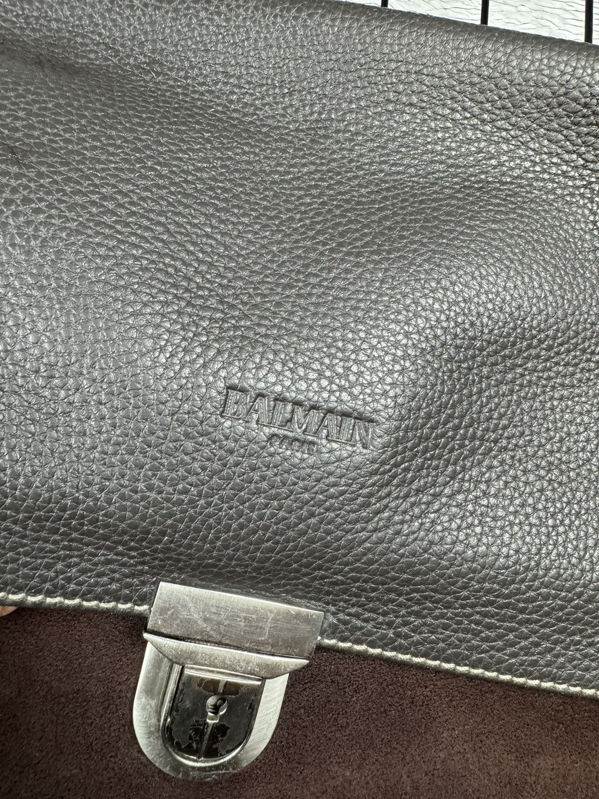 Balmain × Pierre Balmain × Vintage Pierre Balmain Paris Leather Business Bag Vintage Oldmoney Size ONE SIZE - 4 Thumbnail
